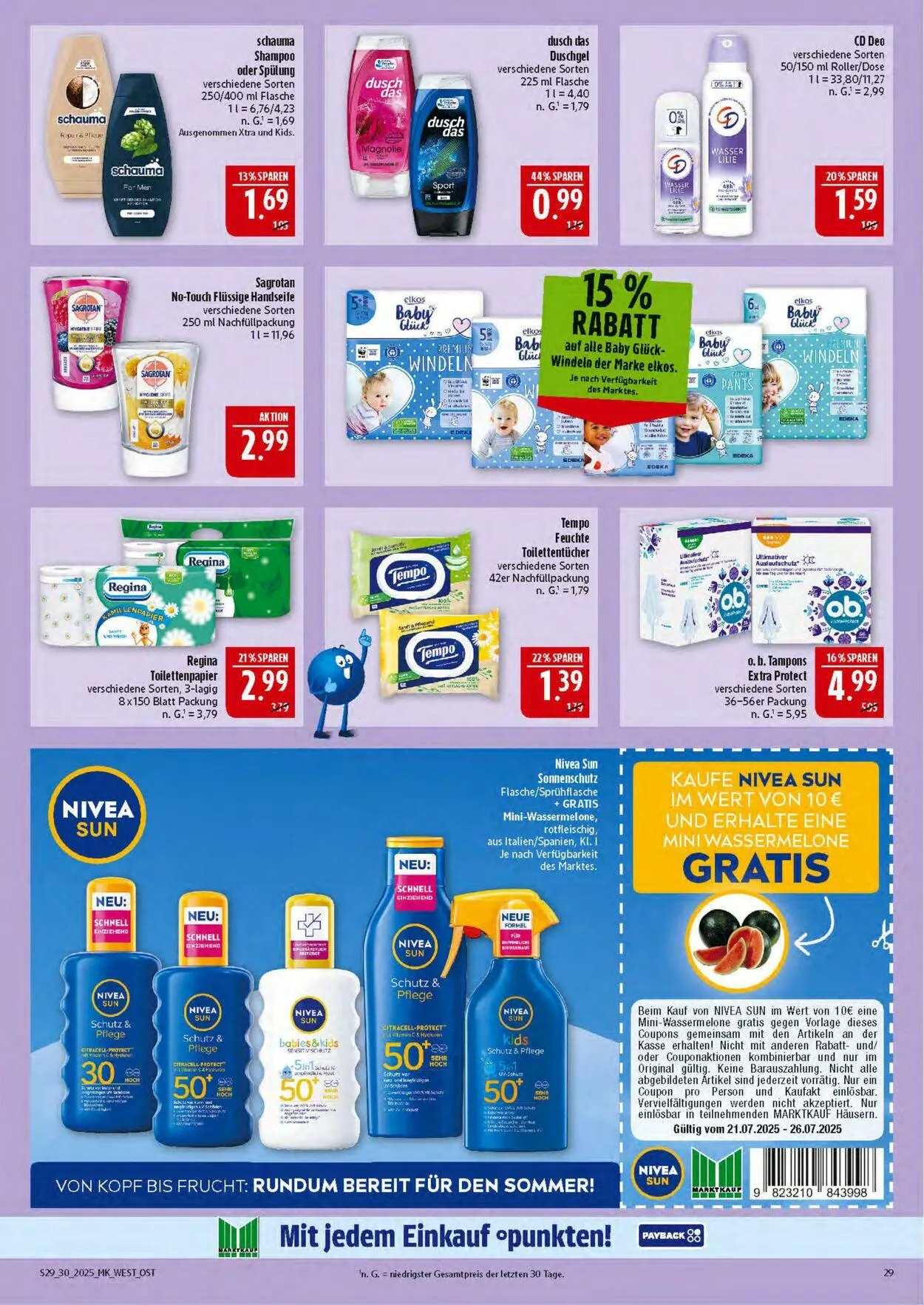 Marktkauf - Nürnberg-Thon Aktueller Prospekt von 21. Juli bis 26. Juli 2025 - Prospekt seite 29