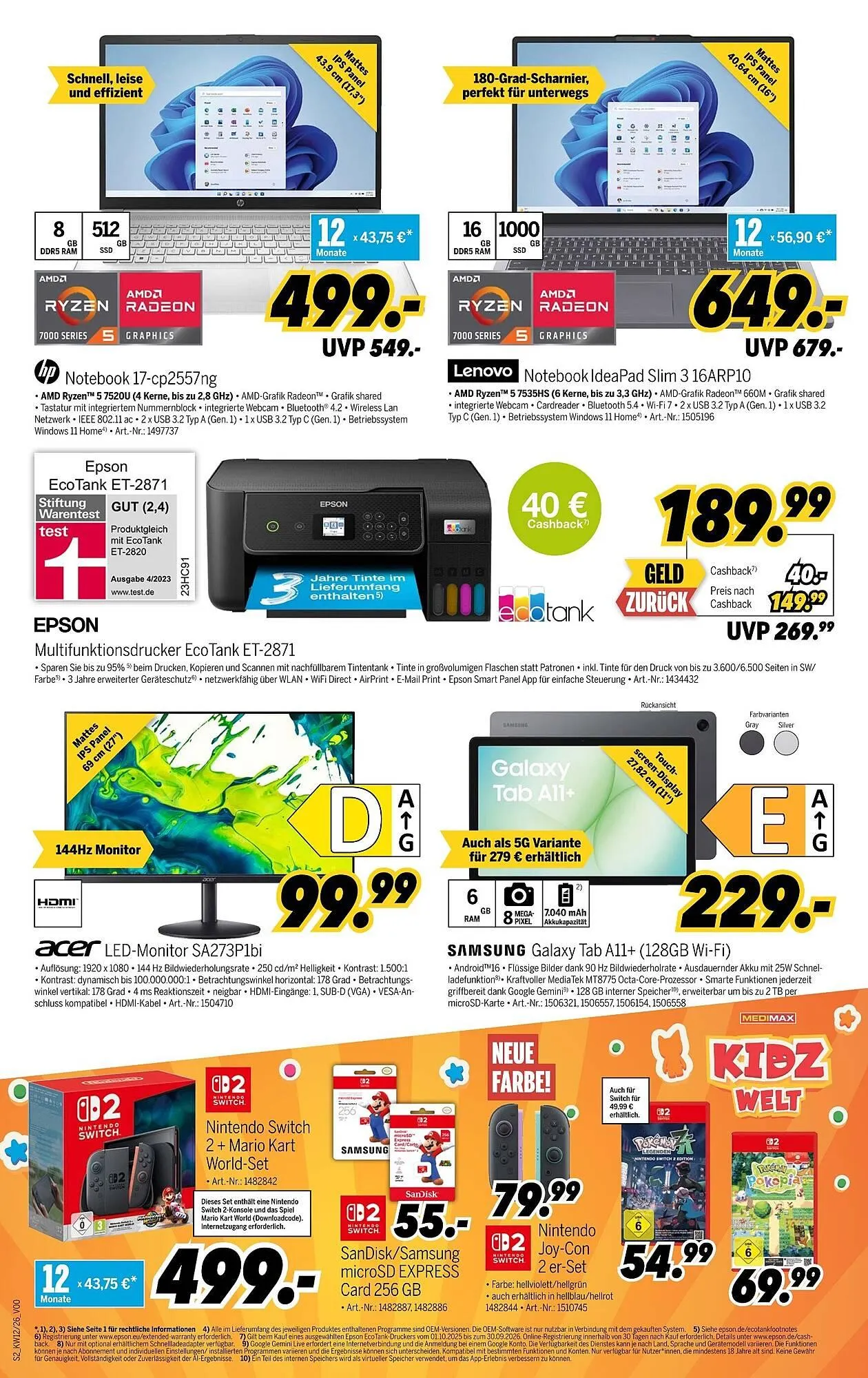 MEDIMAX Prospekt von 14. März bis 20. März 2026 - Prospekt seite 2