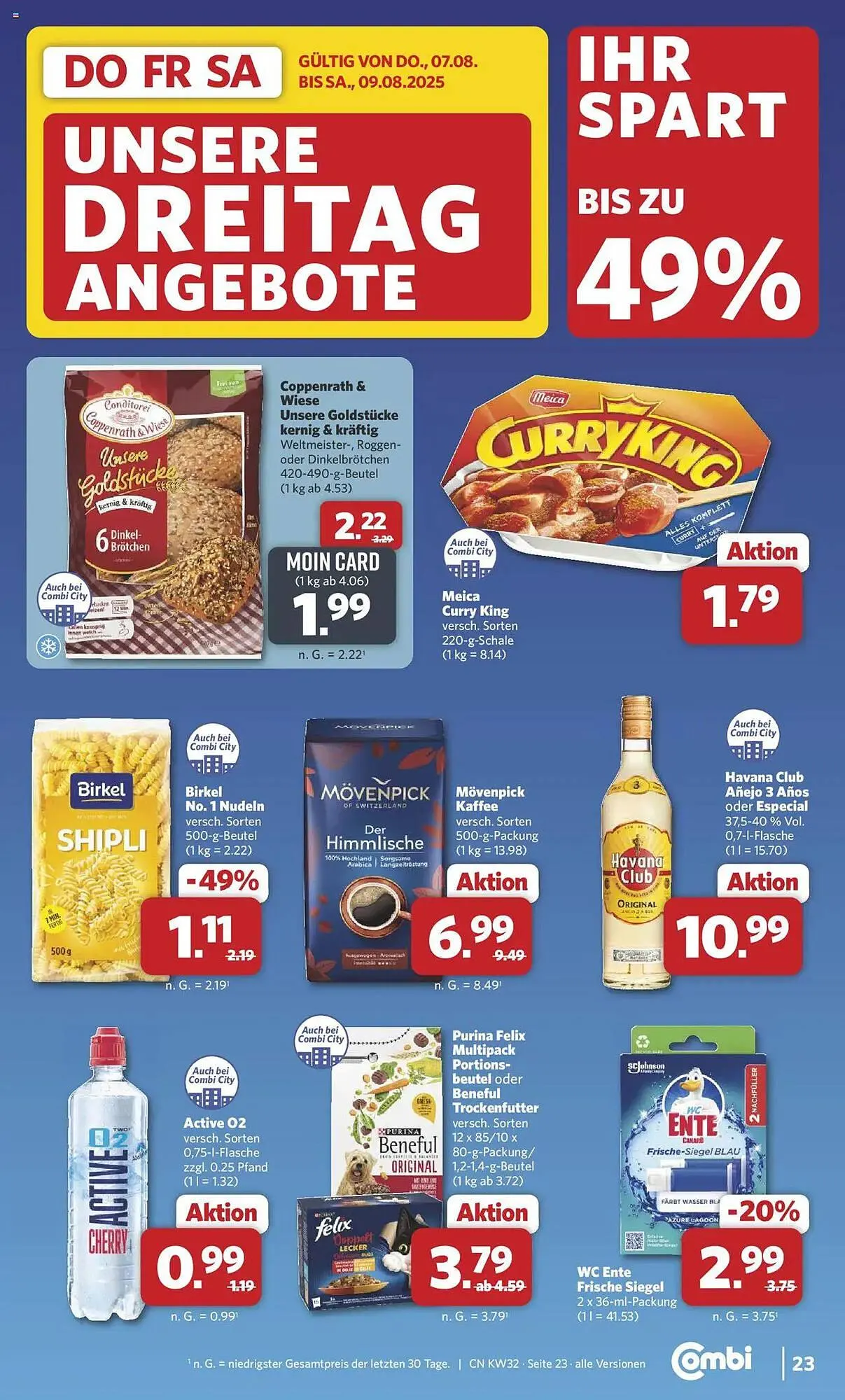 Combi Prospekt von 3. August bis 9. August 2025 - Prospekt seite 28