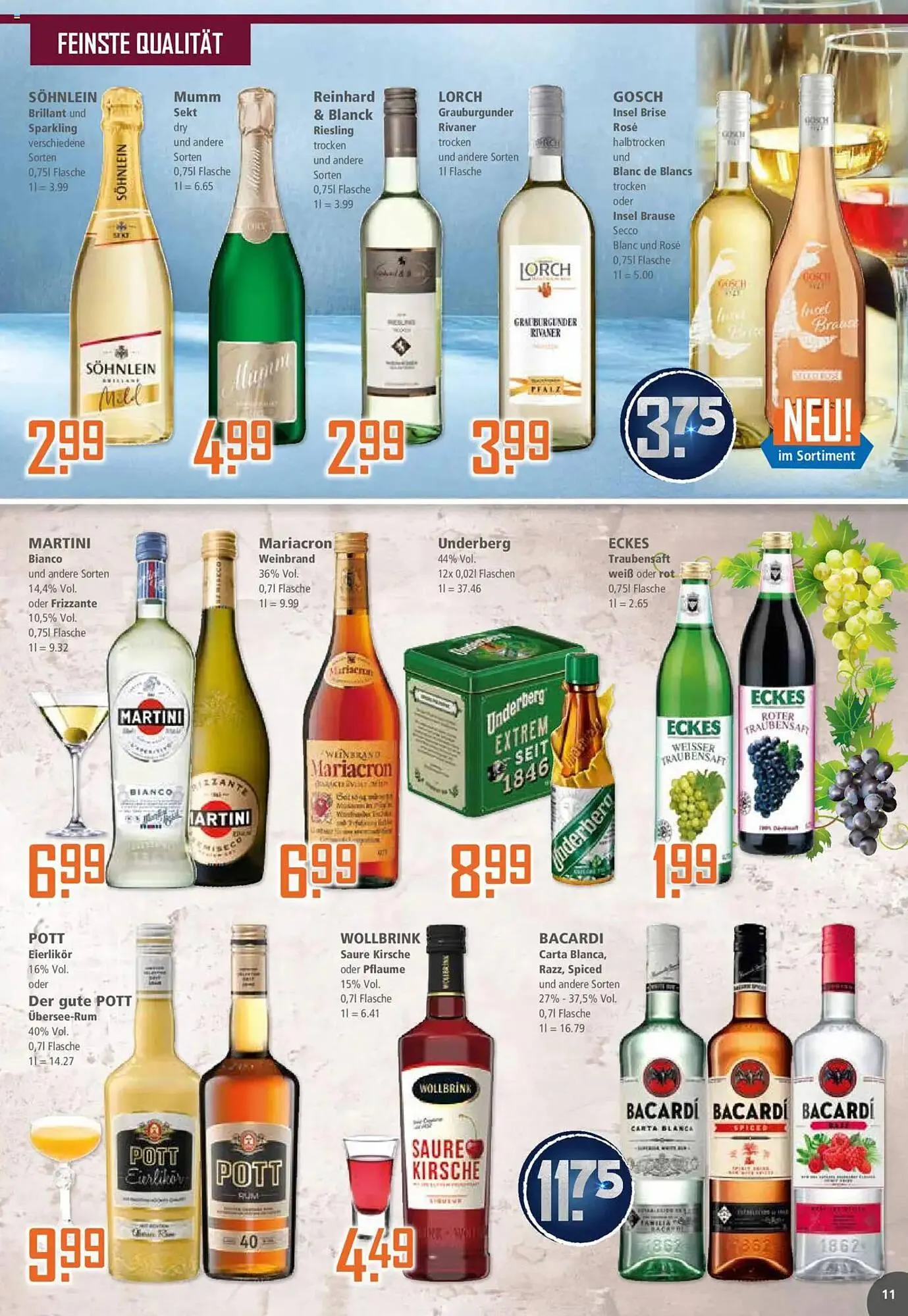 Klaas und Kock Prospekt von 31. März bis 5. April 2025 - Prospekt seite 11