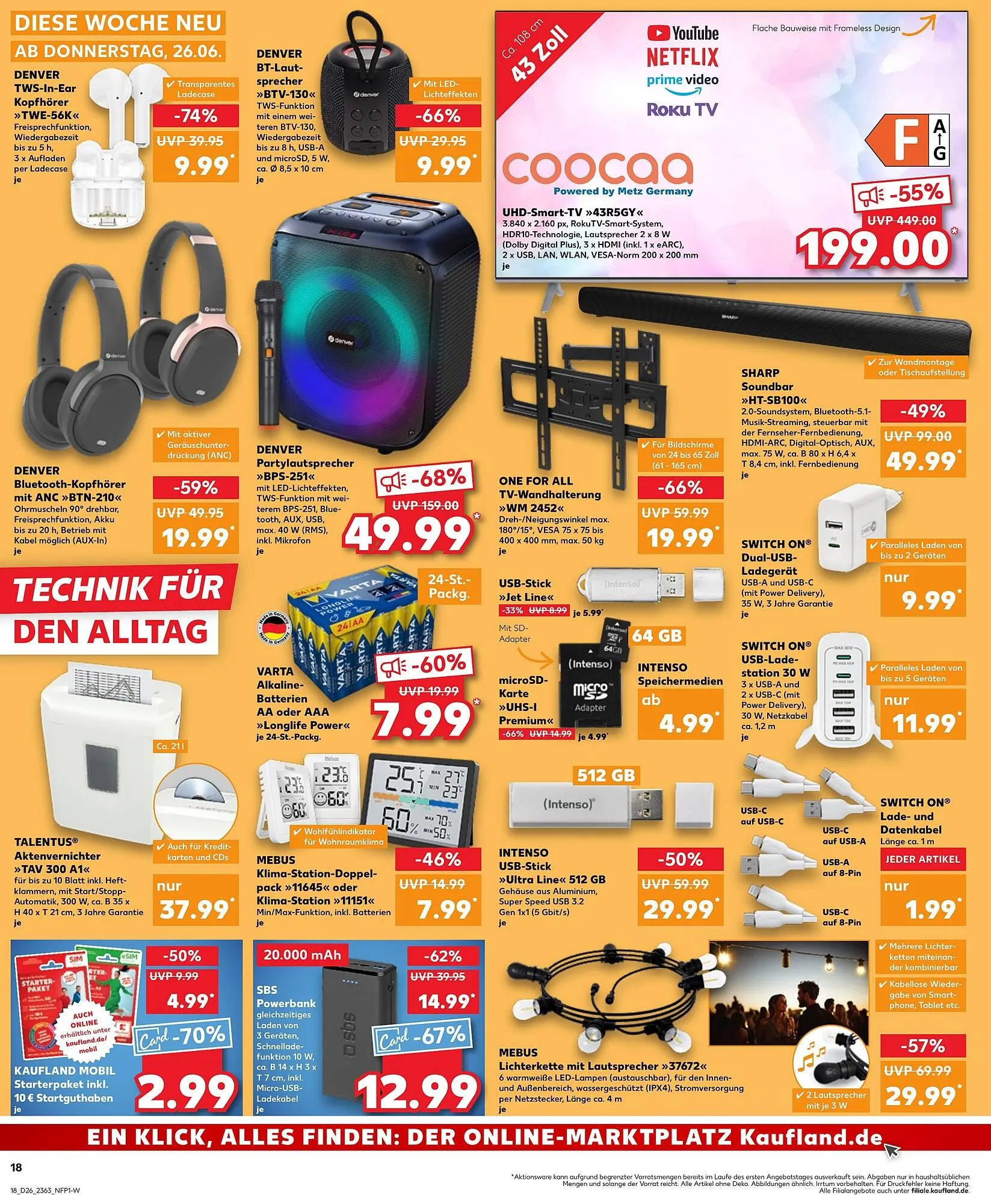Kaufland Prospekt von 26. Juni bis 2. Juli 2025 - Prospekt seite 18