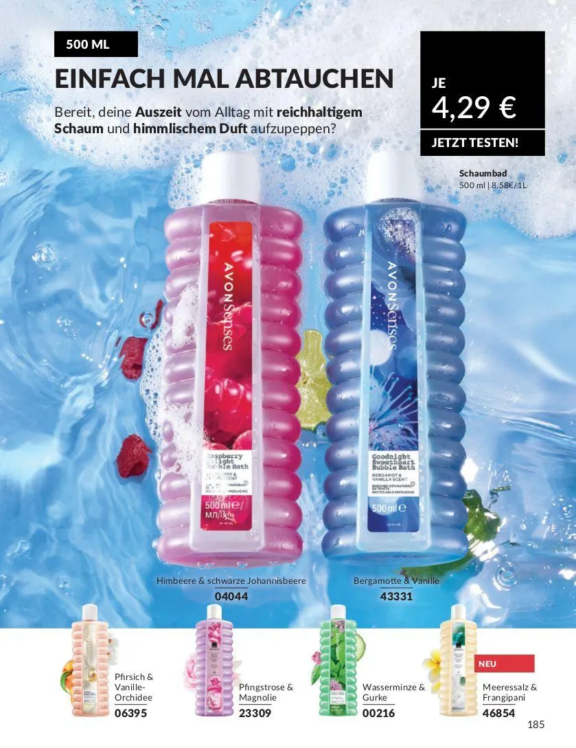 Avon Aktueller Prospekt von 4. Juni bis 18. Juni 2025 - Prospekt seite 185