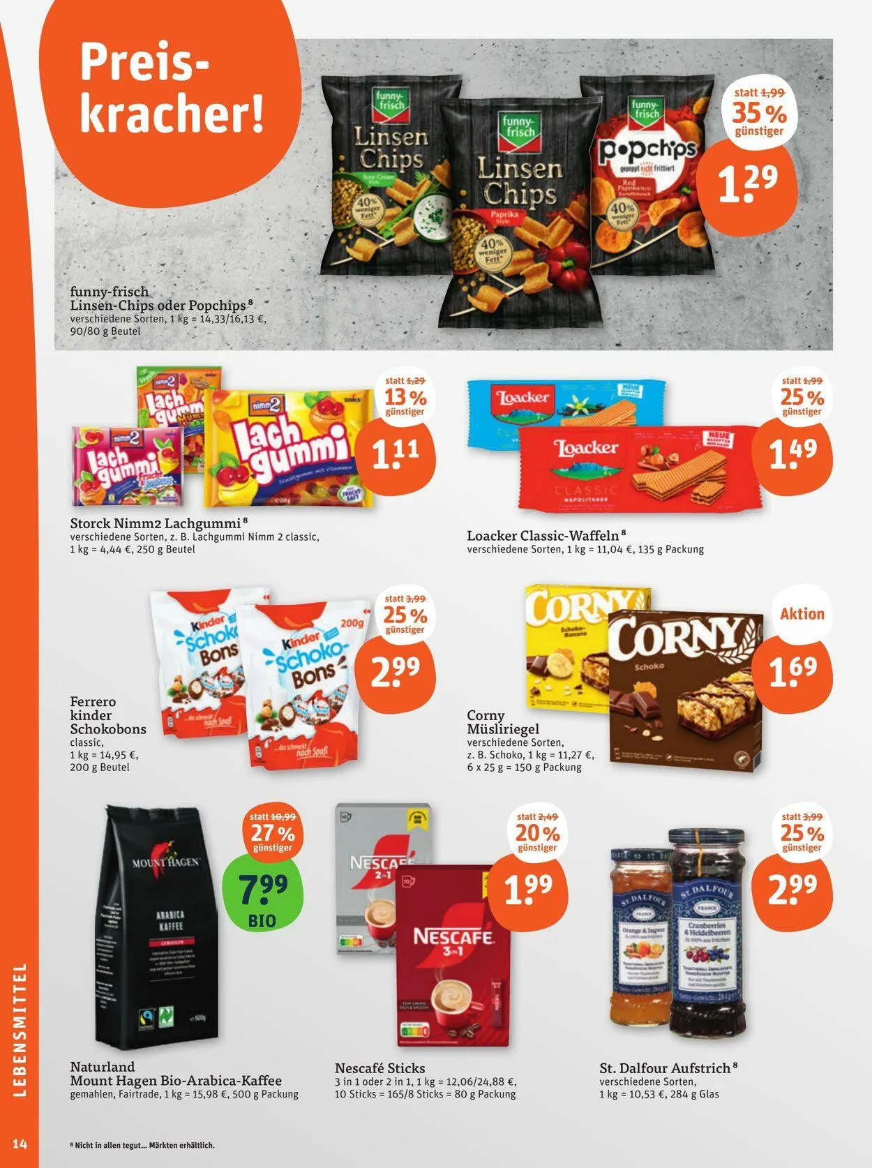 Tegut Aktueller Prospekt von 14. Juli bis 20. Juli 2025 - Prospekt seite 16