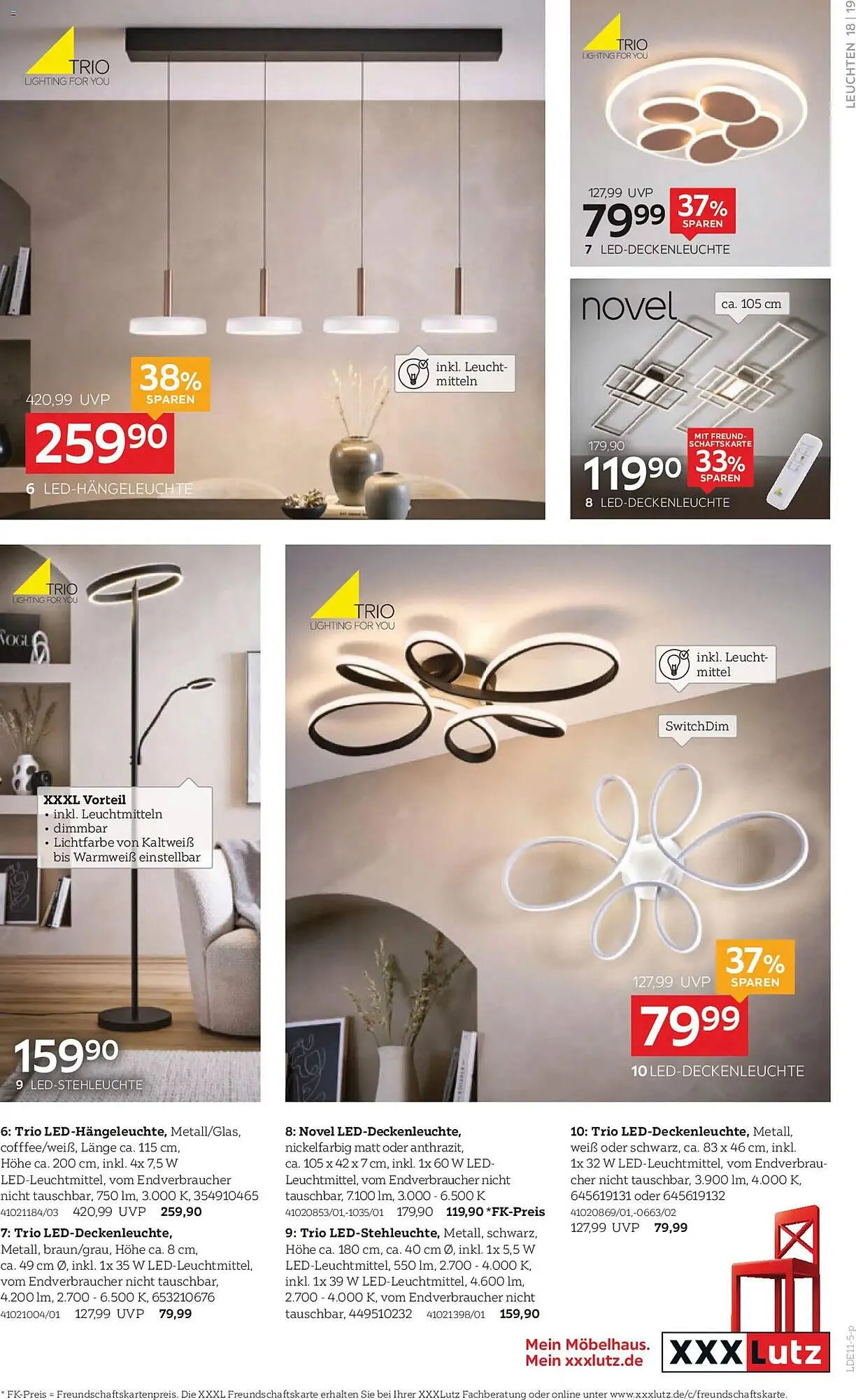 XXXLutz Prospekt von 26. Oktober bis 9. November 2025 - Prospekt seite 19