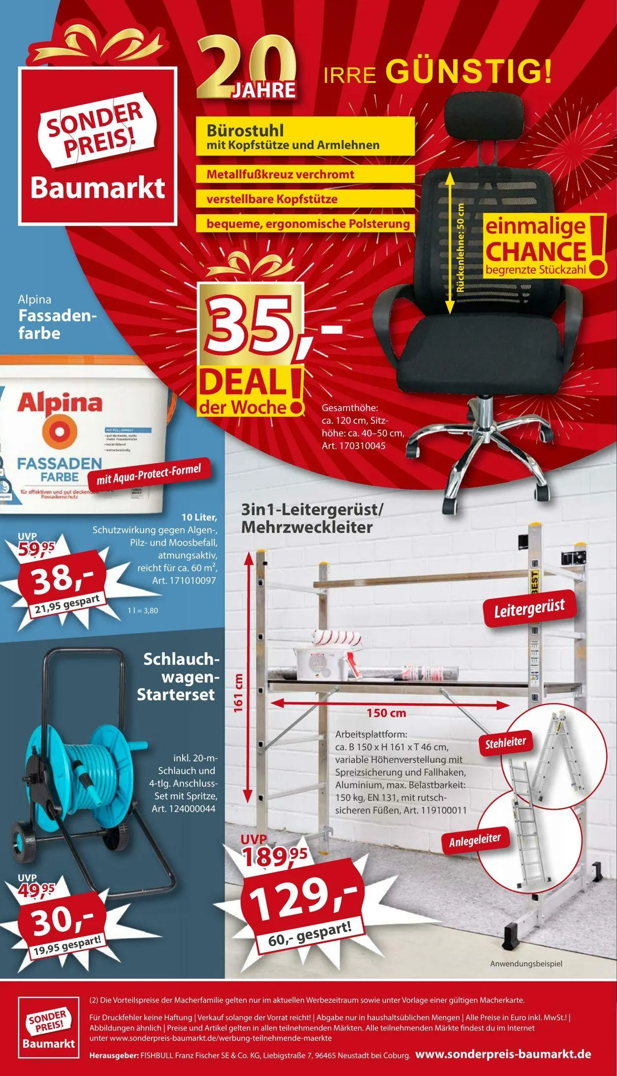 Sonderpreis Baumarkt Aktueller Prospekt von 9. April bis 23. April 2025 - Prospekt seite 23