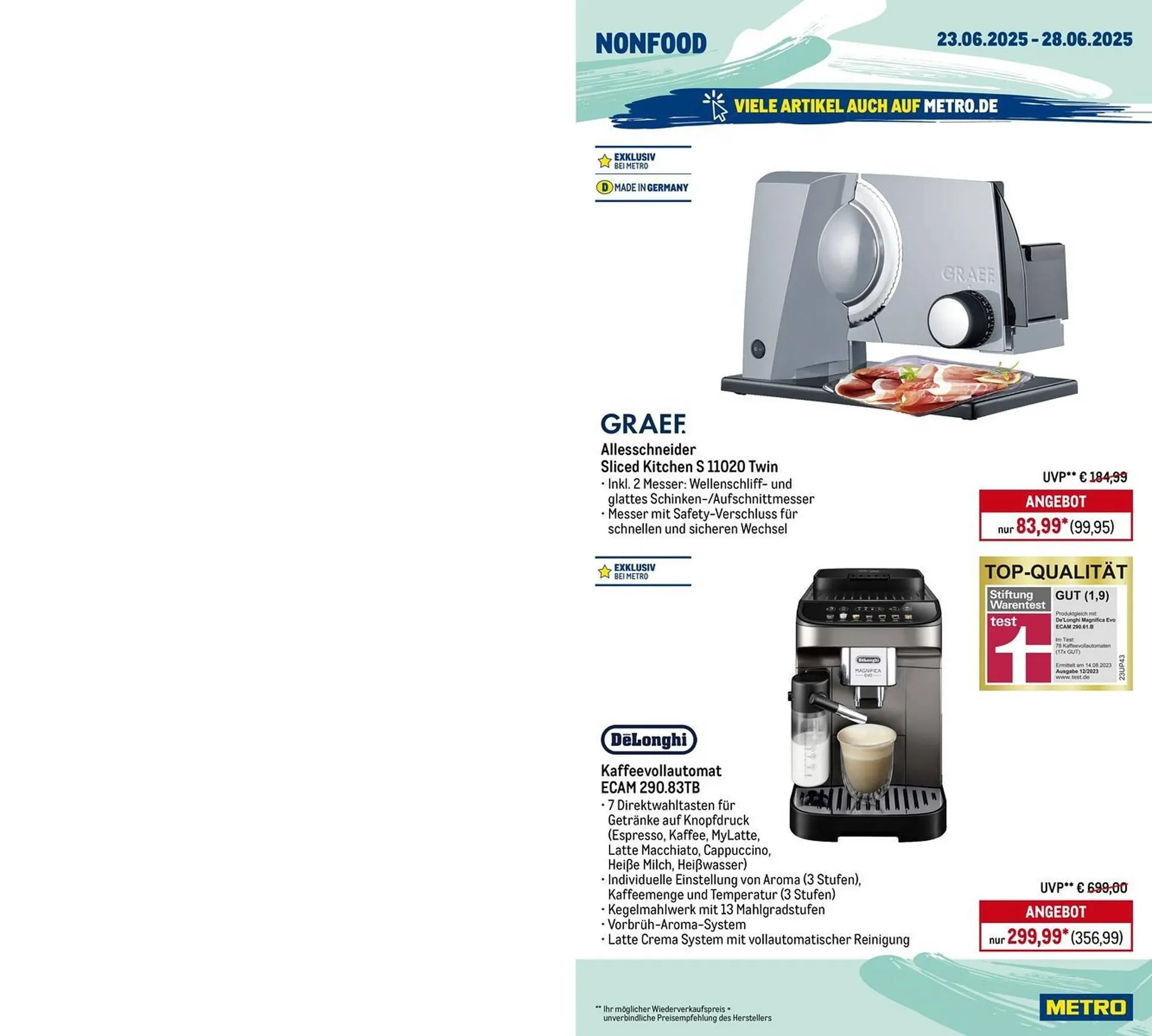 METRO Prospekt von 23. Juni bis 28. Juni 2025 - Prospekt seite 19
