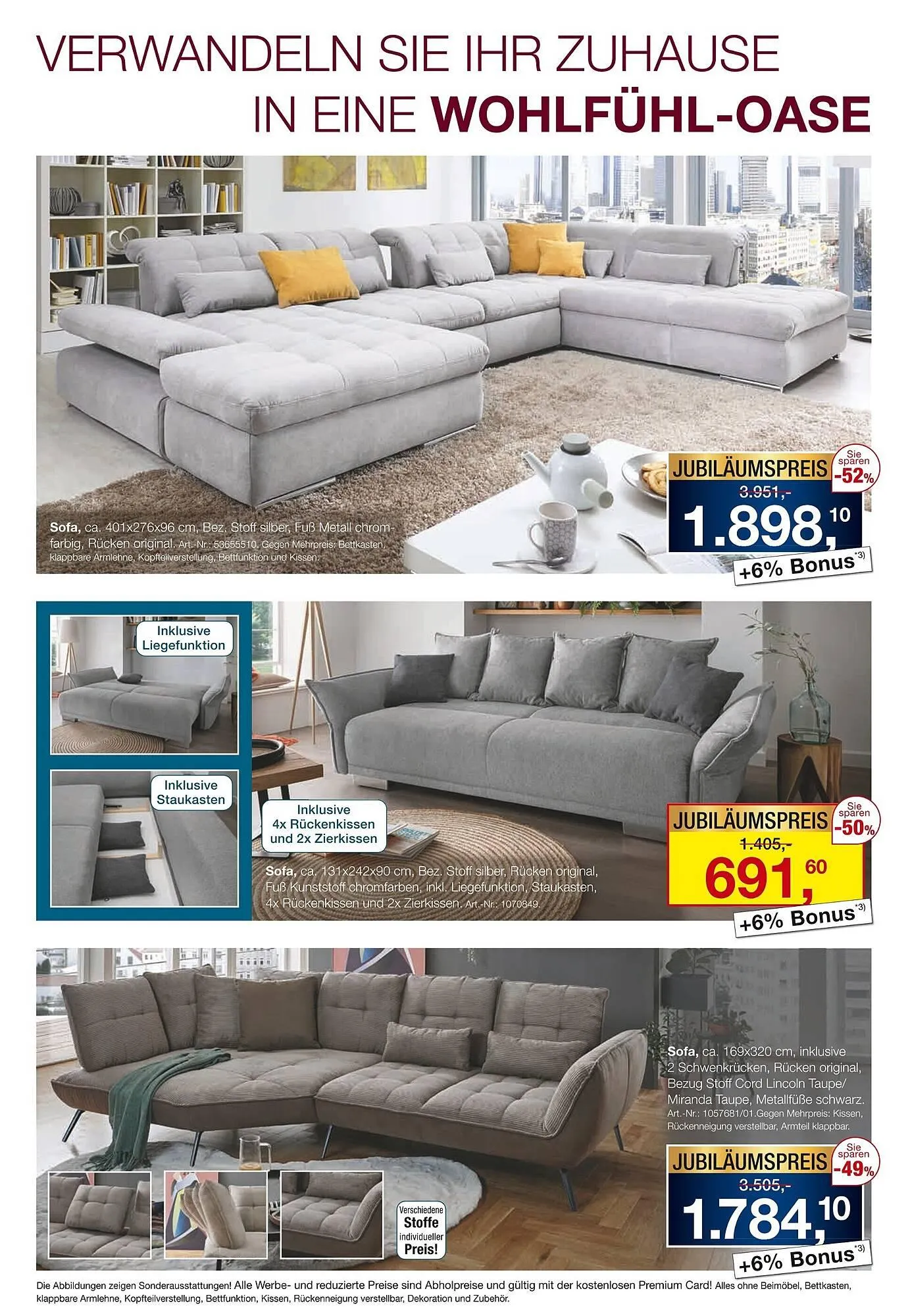 Möbel Inhofer Prospekt von 17. Dezember bis 31. Dezember 2025 - Prospekt seite 6