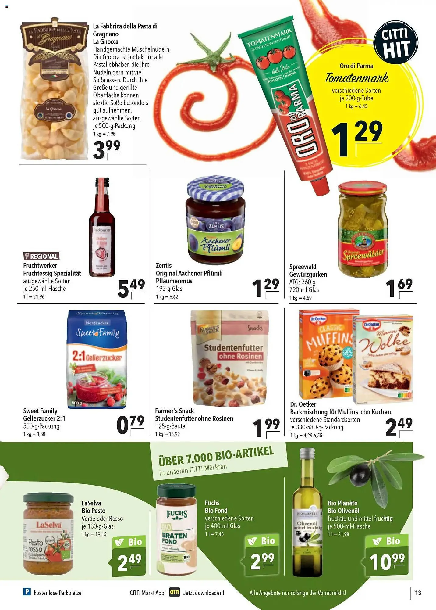 CITTI Markt Prospekt von 25. März bis 31. März 2026 - Prospekt seite 13
