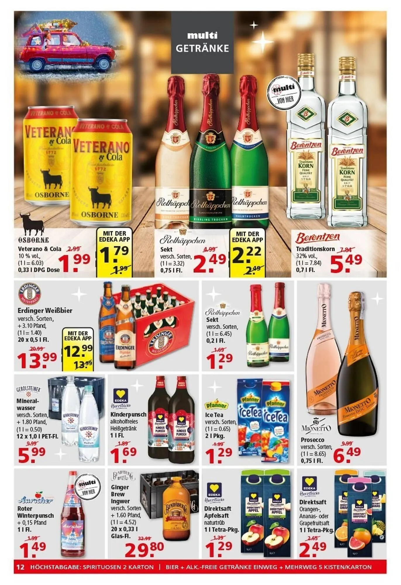 Multi Markt Prospekt von 22. Dezember bis 27. Dezember 2025 - Prospekt seite 12