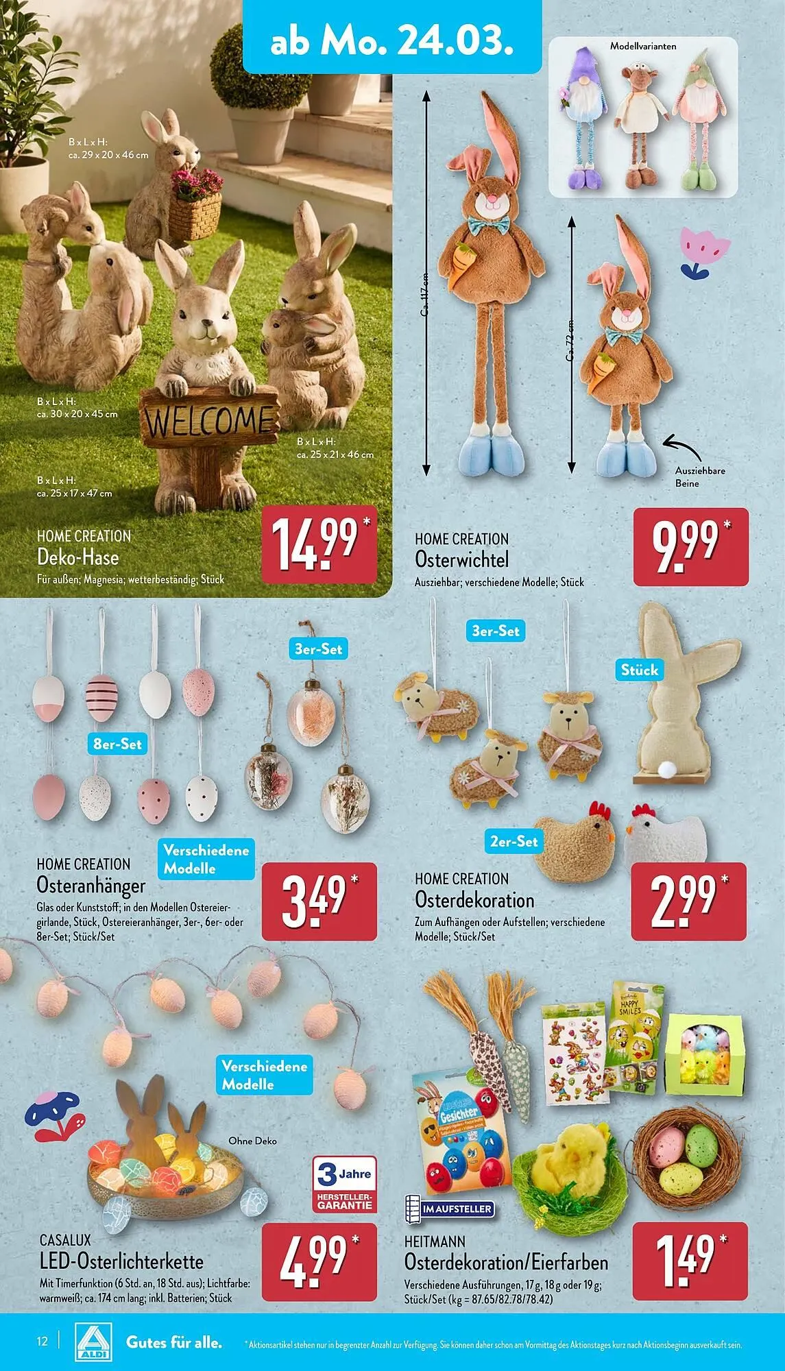 Aldi Nord Prospekt von 24. März bis 29. März 2025 - Prospekt seite 12