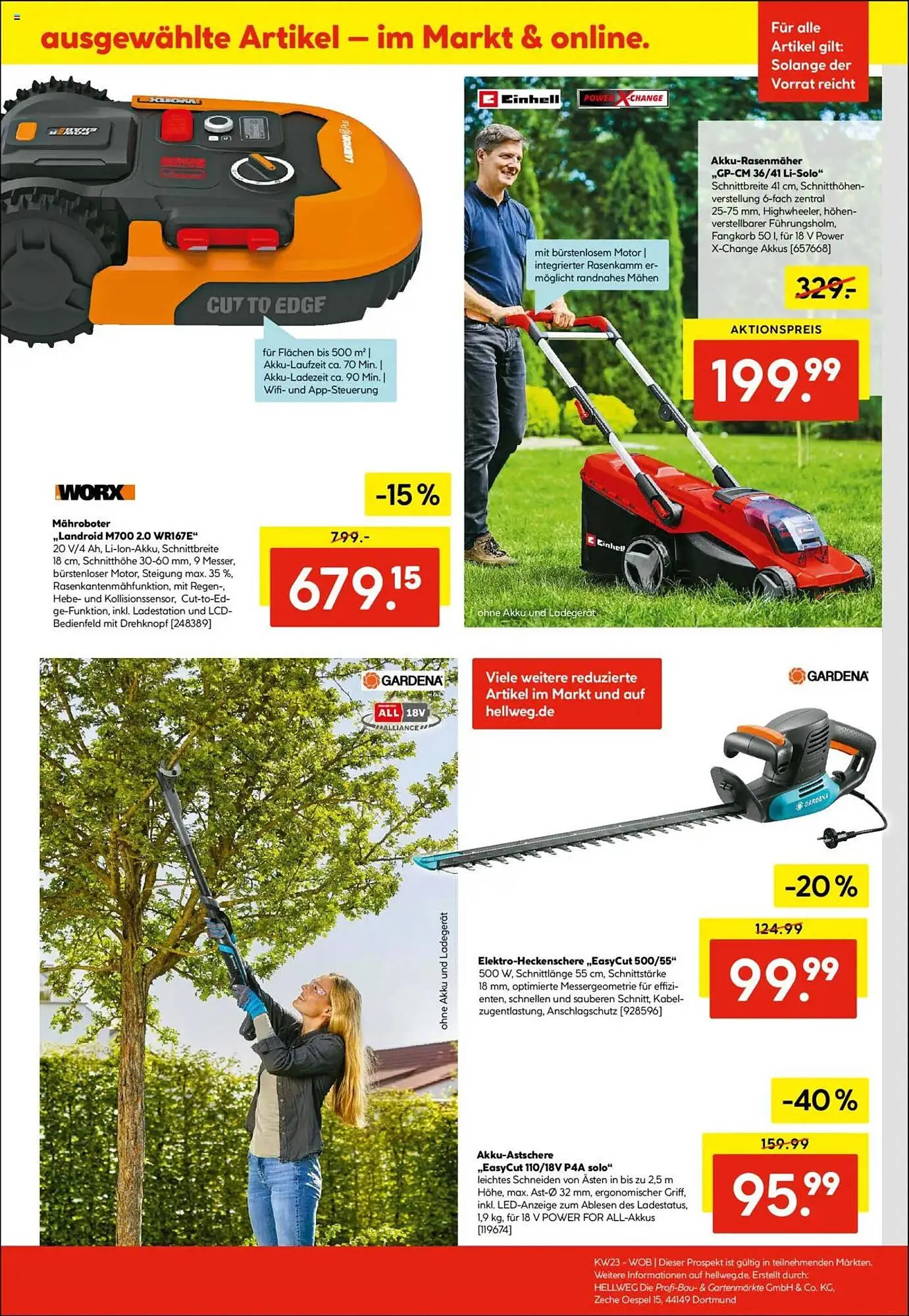 Hellweg Prospekt von 2. Juni bis 7. Juni 2025 - Prospekt seite 19