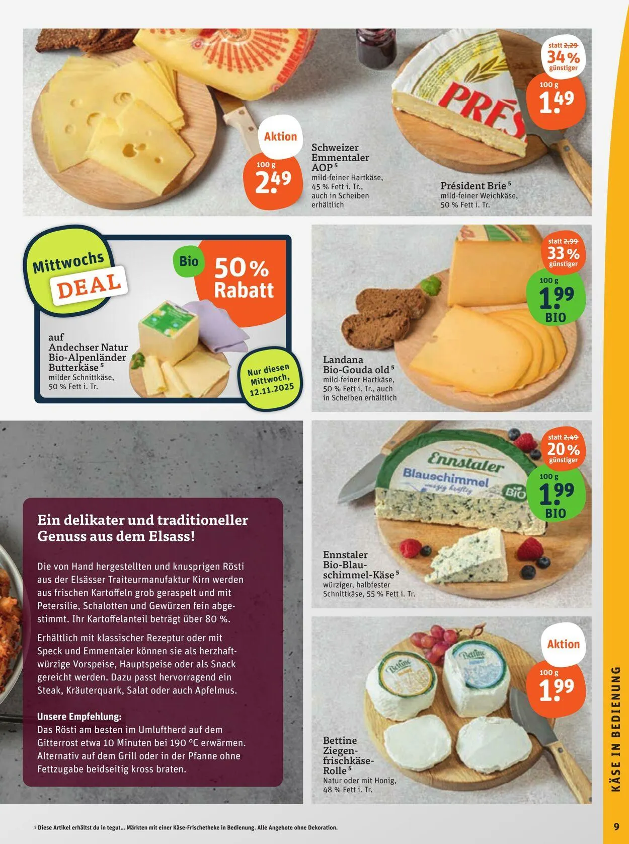 Tegut Aktueller Prospekt von 3. November bis 9. November 2025 - Prospekt seite 11
