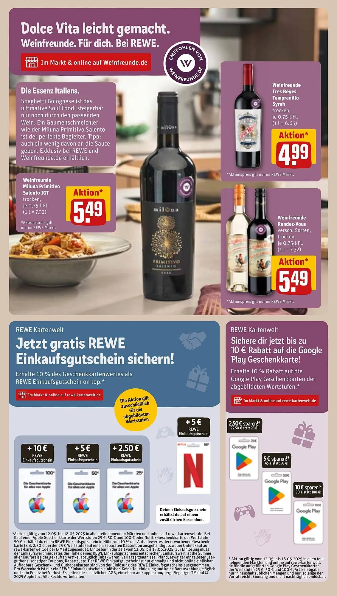 REWE Prospekt von 12. Mai bis 18. Mai 2025 - Prospekt seite 29