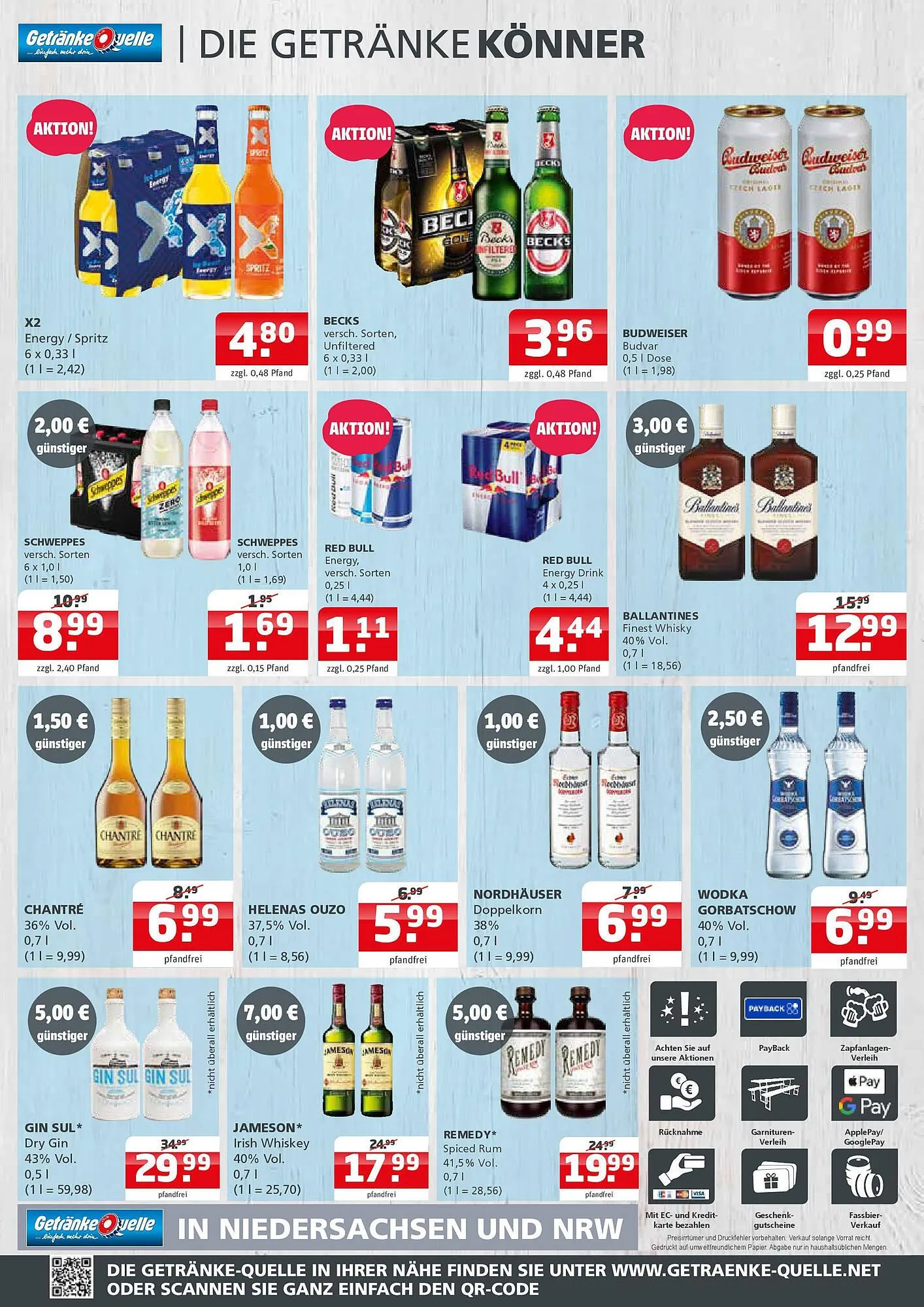 Getränke Quelle Prospekt von 6. Juli bis 19. Juli 2025 - Prospekt seite 4