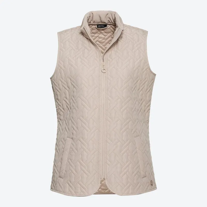 Damen-Steppweste mit Reißverschluss