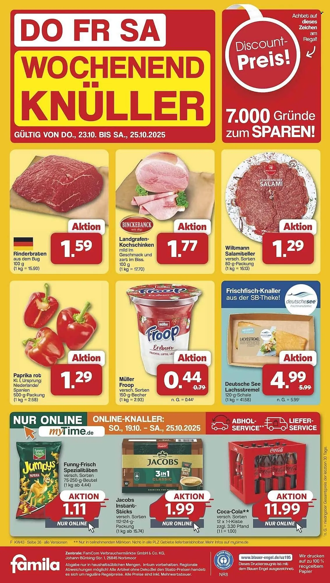 Famila Nord Ost Prospekt von 20. Oktober bis 25. Oktober 2025 - Prospekt seite 41