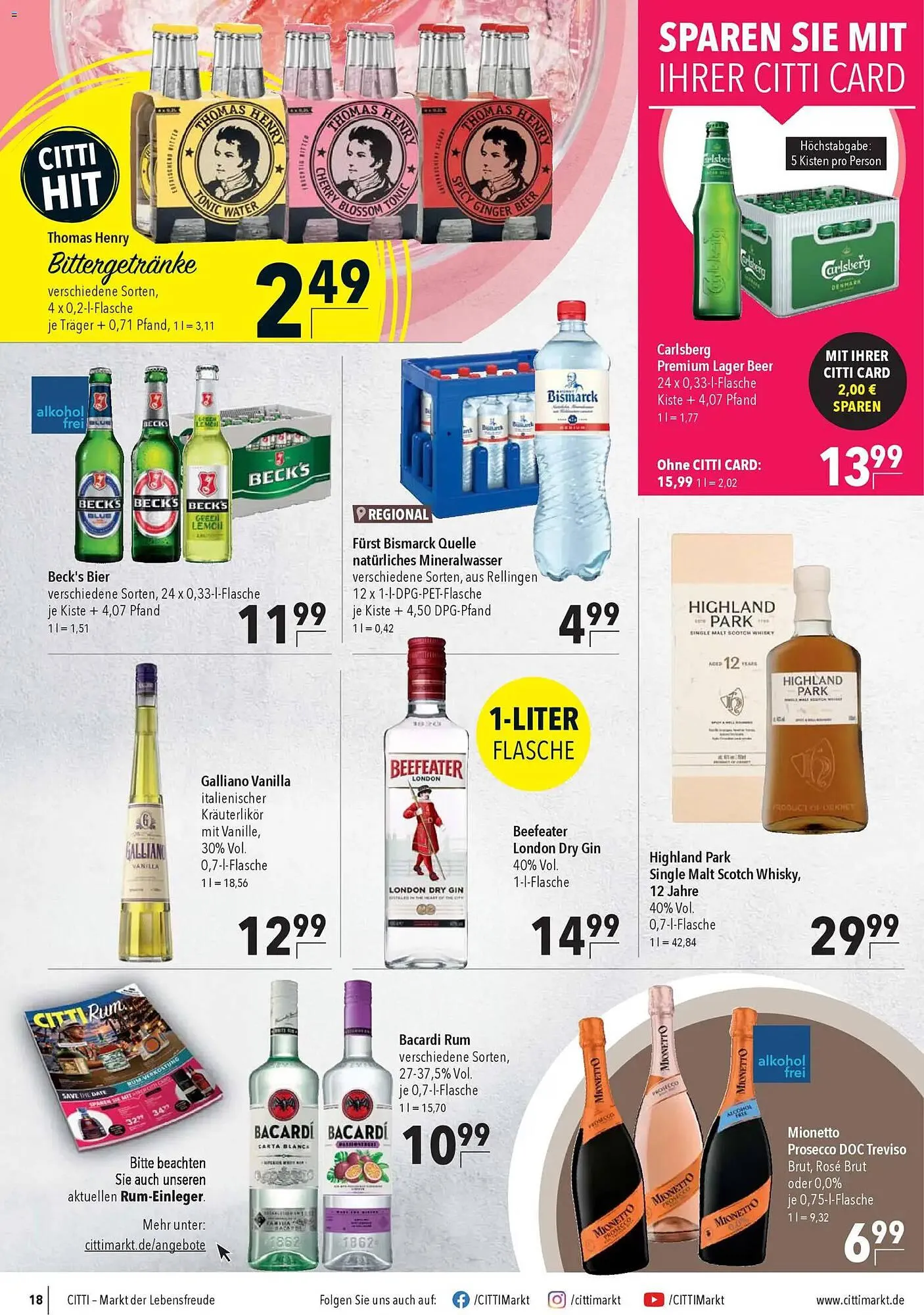CITTI Markt Prospekt von 29. April bis 12. Mai 2026 - Prospekt seite 18