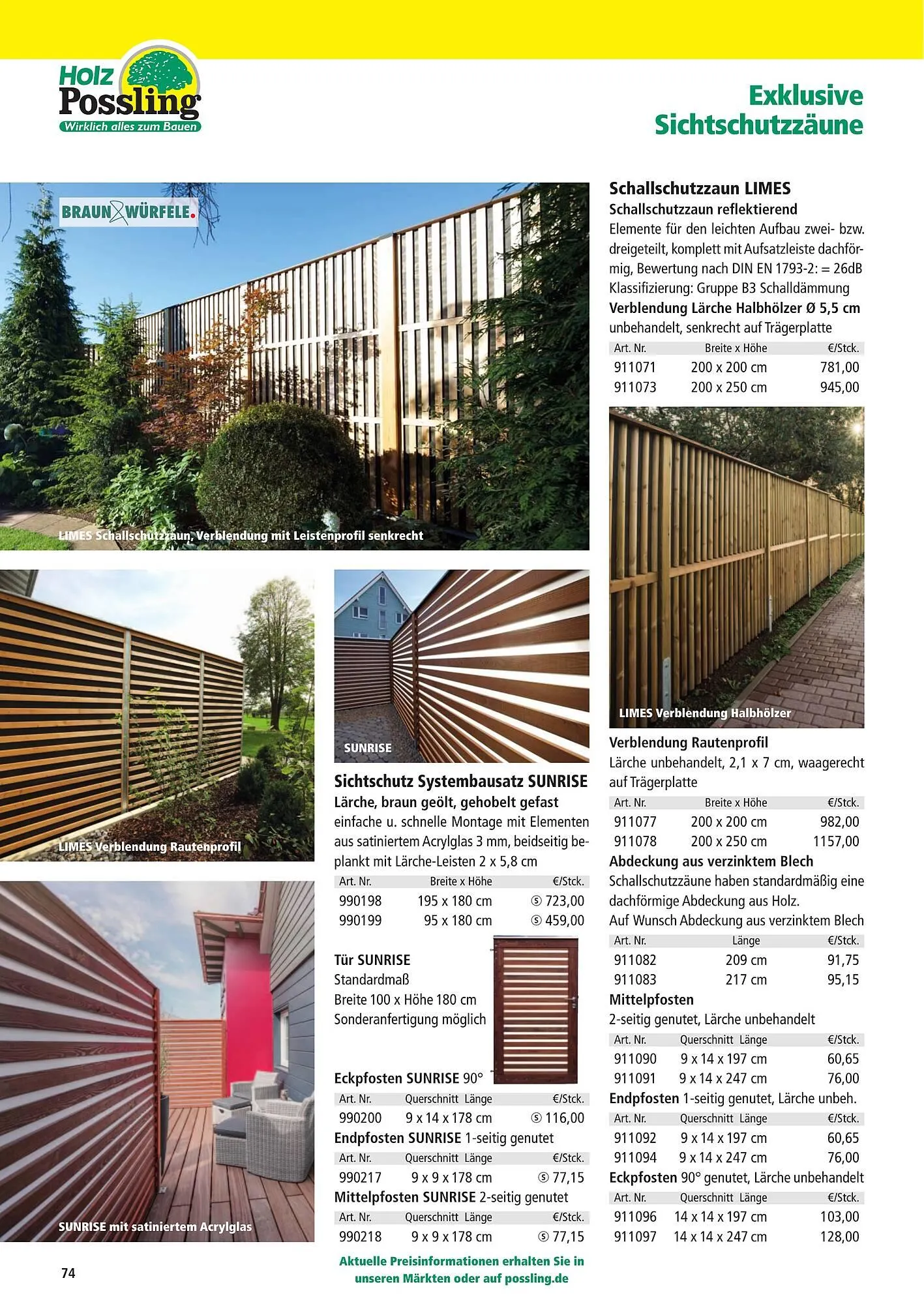 Holz Possling Prospekt von 2. Mai bis 31. Juli 2025 - Prospekt seite 74