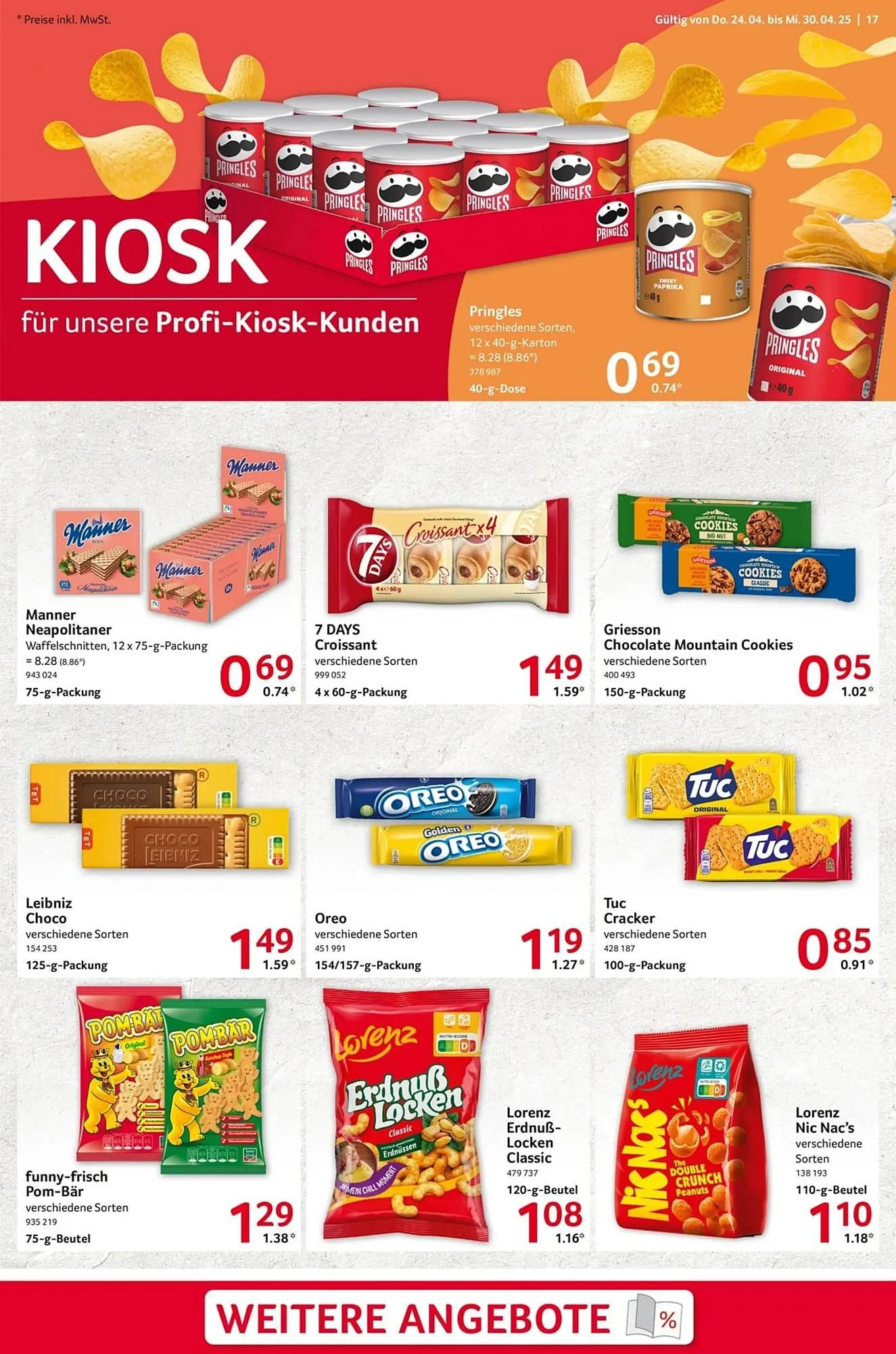 Selgros Prospekt von 24. April bis 30. April 2025 - Prospekt seite 17