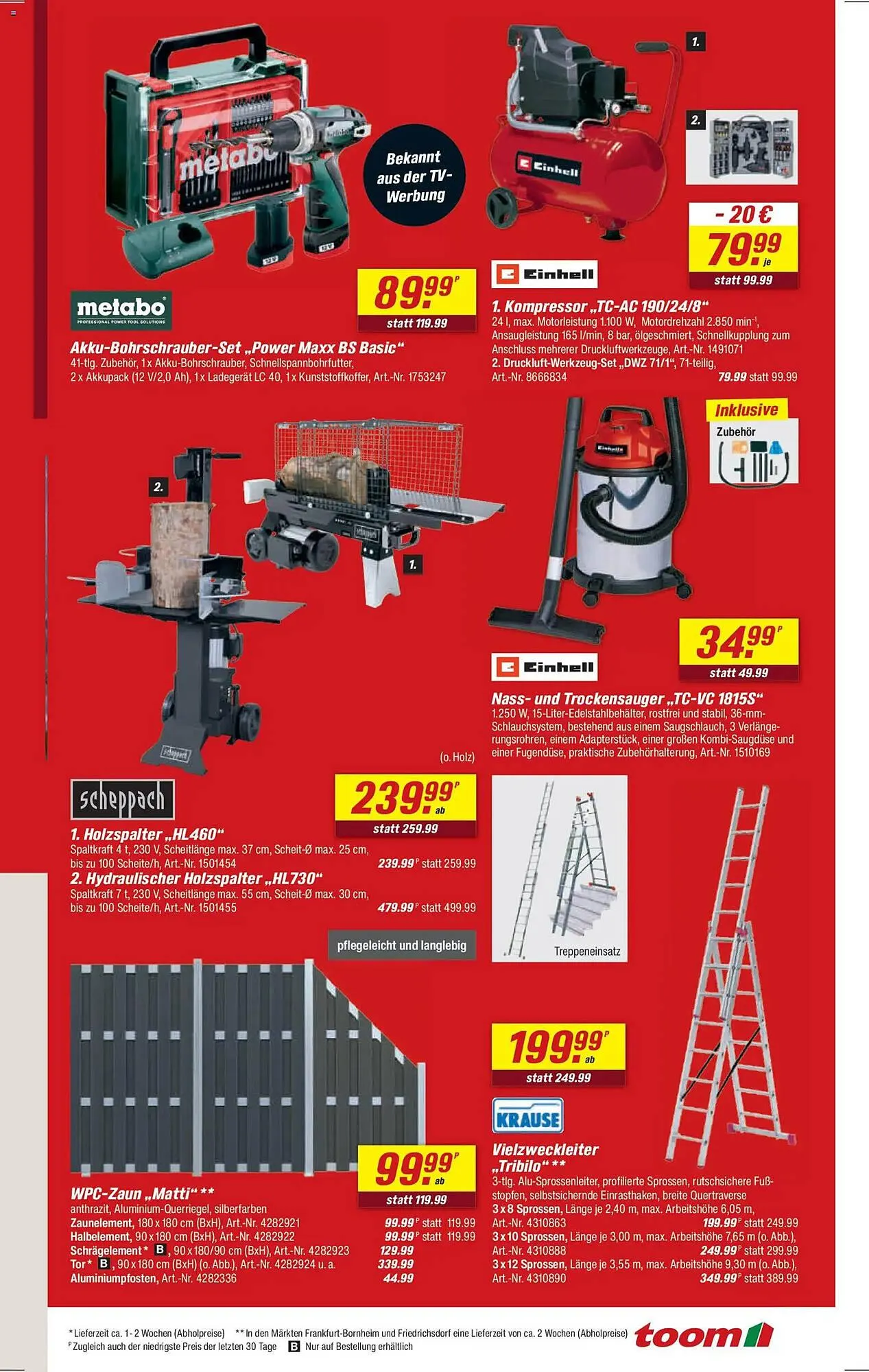 Toom Baumarkt Prospekt von 8. November bis 14. November 2025 - Prospekt seite 3