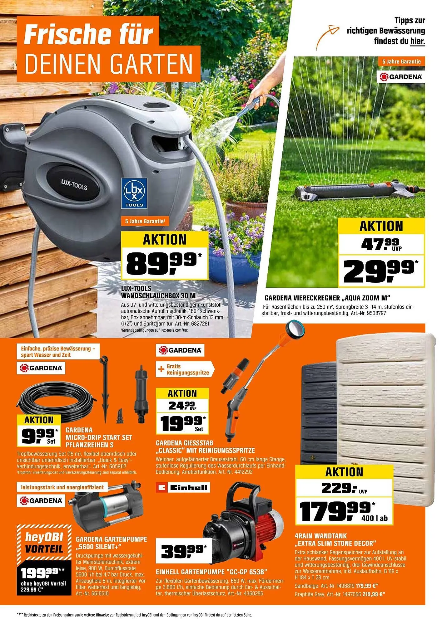 OBI Prospekt von 1. Juli bis 15. Juli 2025 - Prospekt seite 6