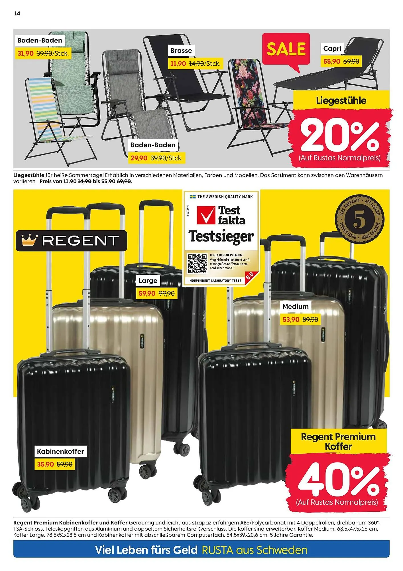 Rusta Prospekt von 19. Juli bis 25. Juli 2025 - Prospekt seite 14