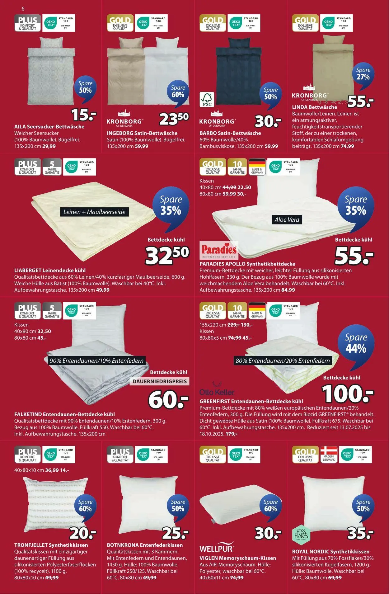 JYSK von 11. August bis 25. August 2025 - Prospekt seite 7