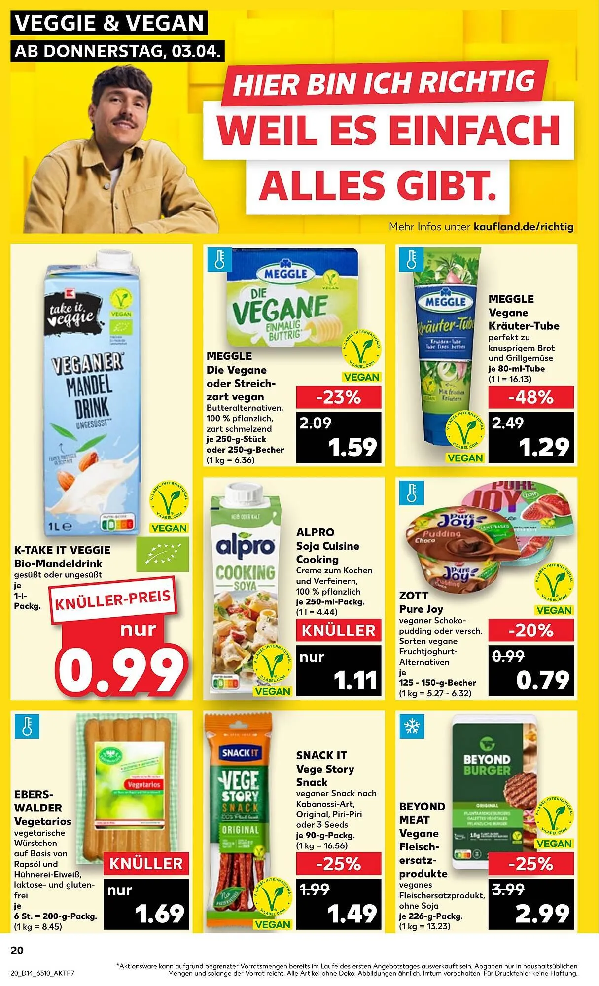 Kaufland Prospekt von 3. April bis 9. April 2025 - Prospekt seite 20