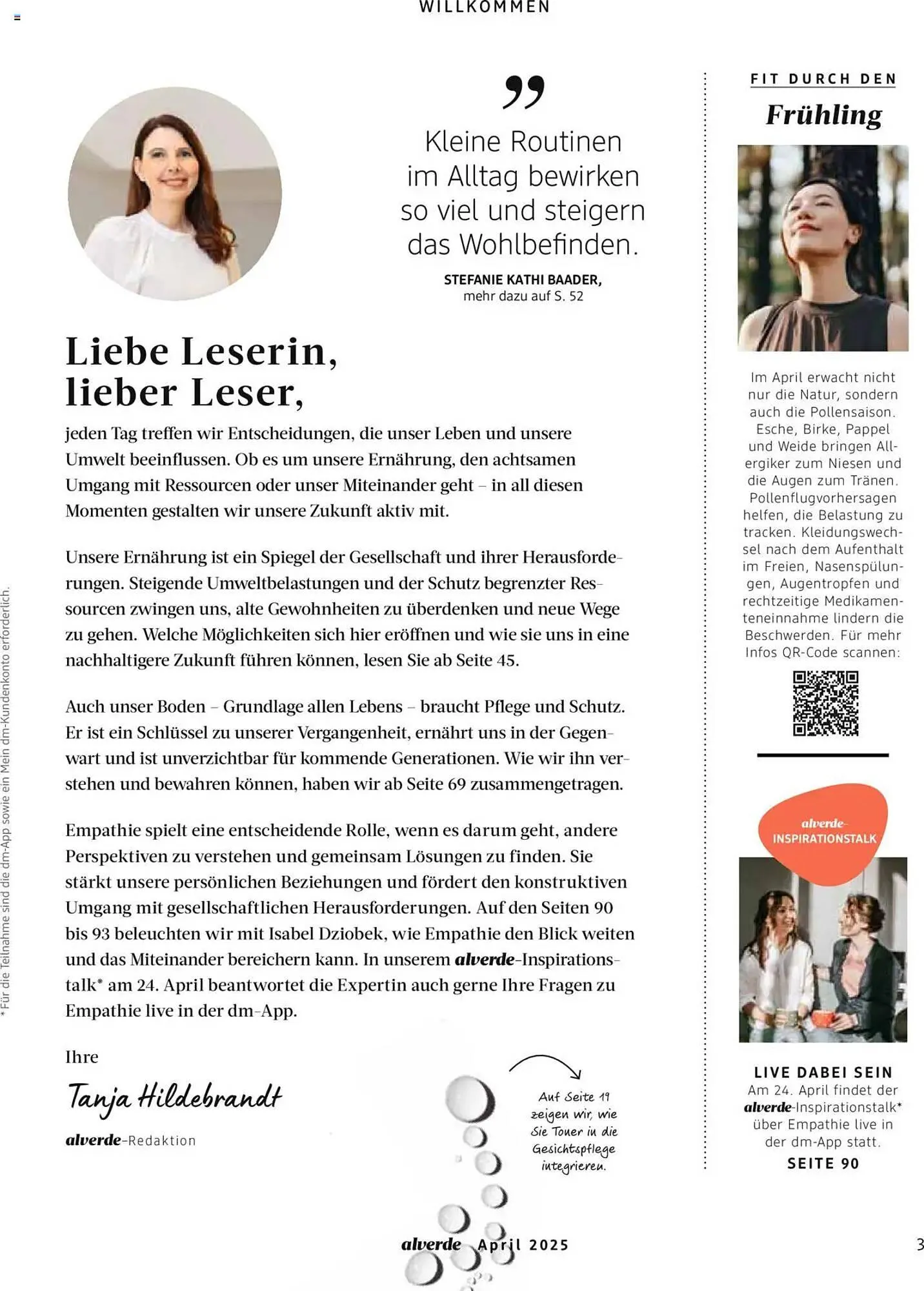 dm drogerie Prospekt von 1. April bis 30. April 2025 - Prospekt seite 3