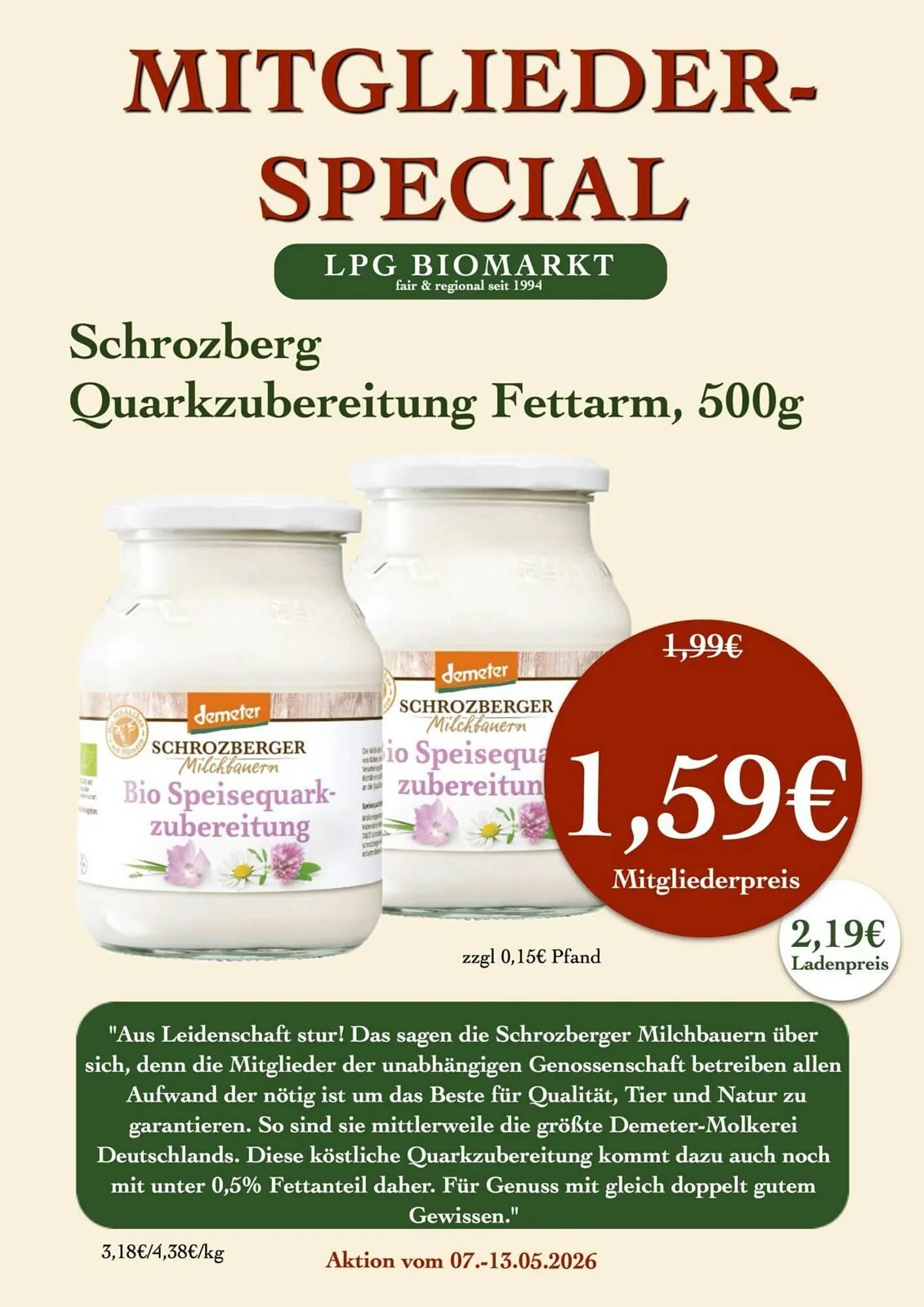 LPG Biomarkt Prospekt von 7. Mai bis 13. Mai 2026 - Prospekt seite 9