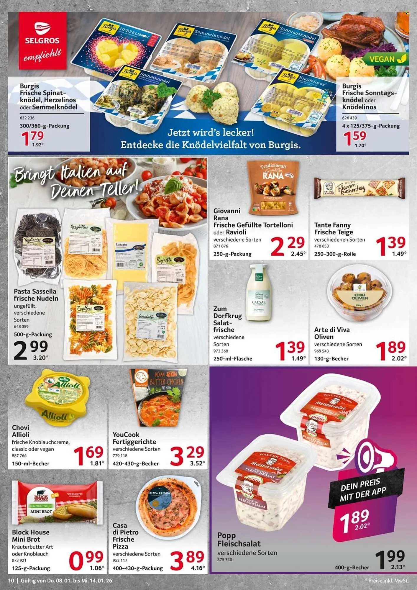 Selgros Prospekt von 8. Januar bis 14. Januar 2026 - Prospekt seite 10
