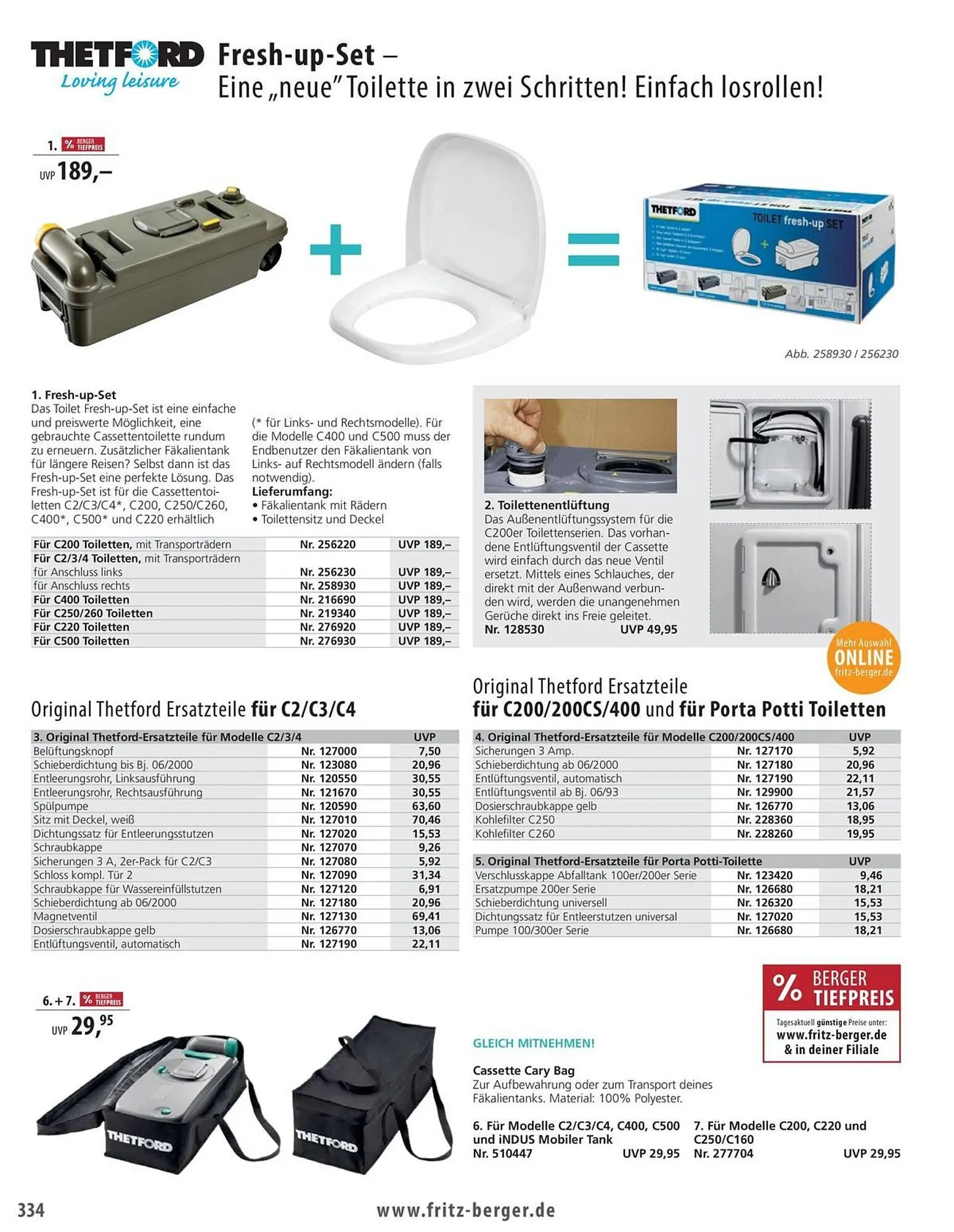 Fritz Berger Prospekt von 27. Mai bis 31. Dezember 2025 - Prospekt seite 334