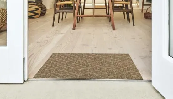 Fußmatte DUNE Leaves Taupe 450 x 750 mm