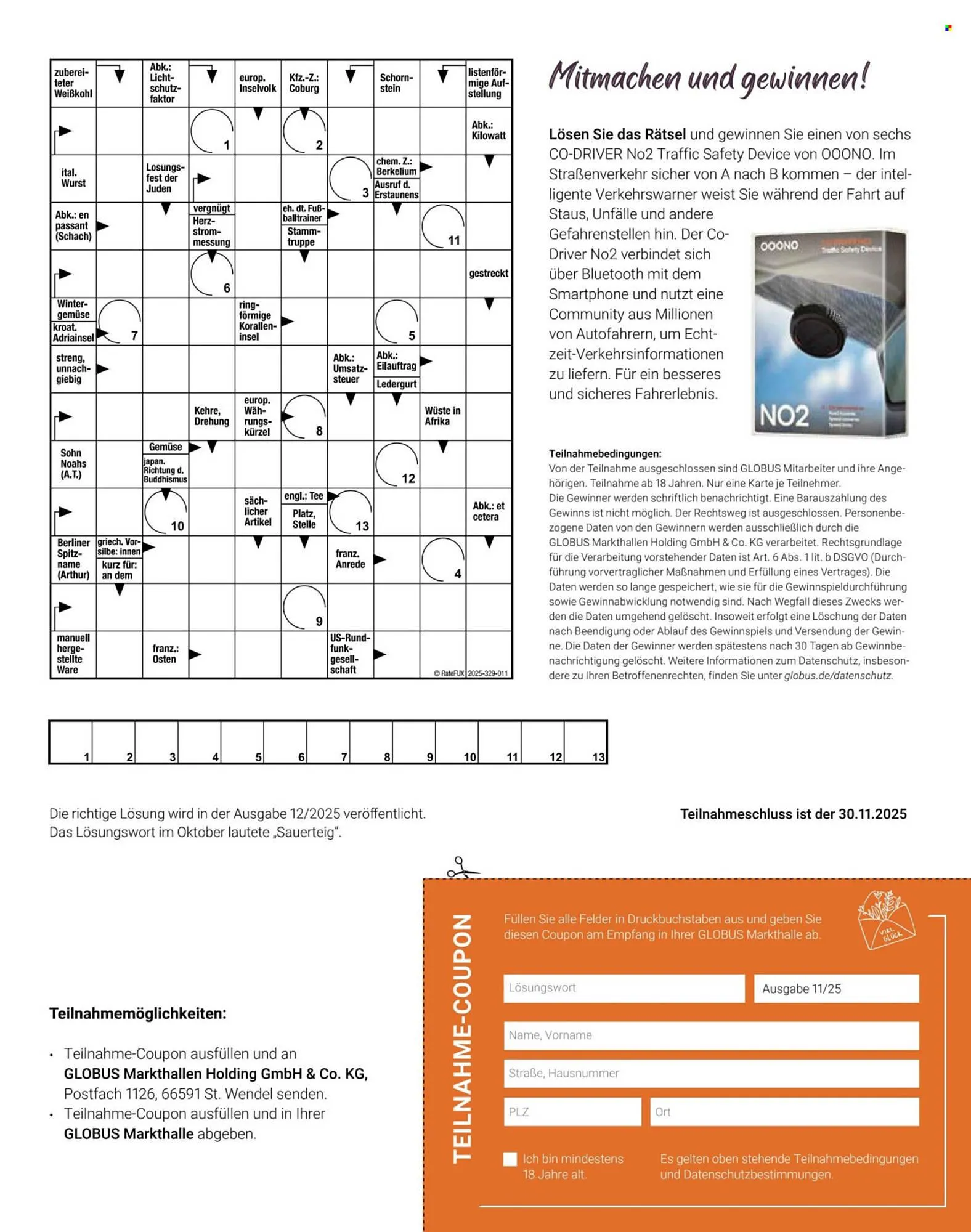 Globus Prospekt von 1. November bis 30. November 2025 - Prospekt seite 31