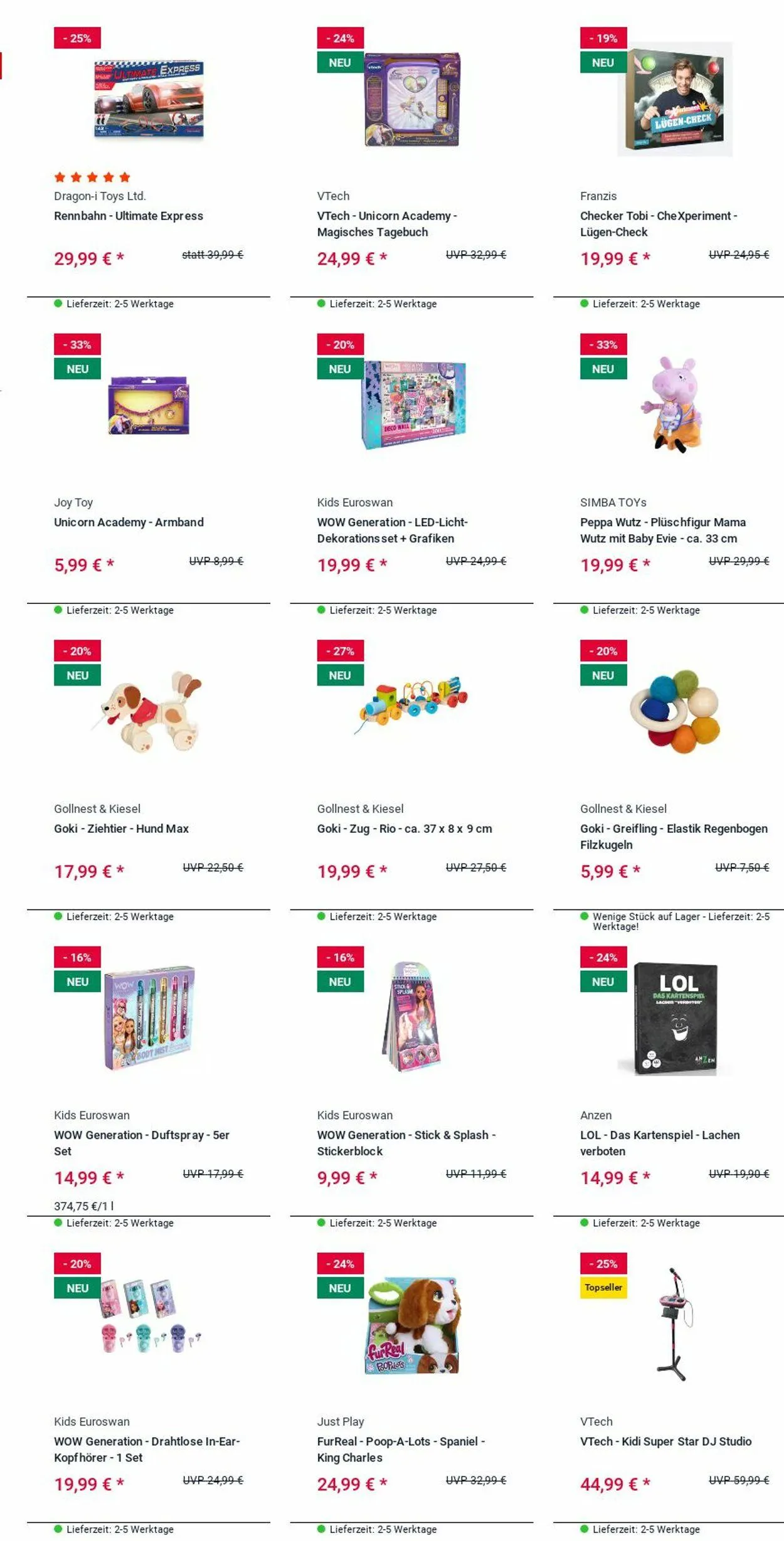 ROFU Kinderland Aktueller Prospekt von 24. November bis 3. Dezember 2025 - Prospekt seite 38