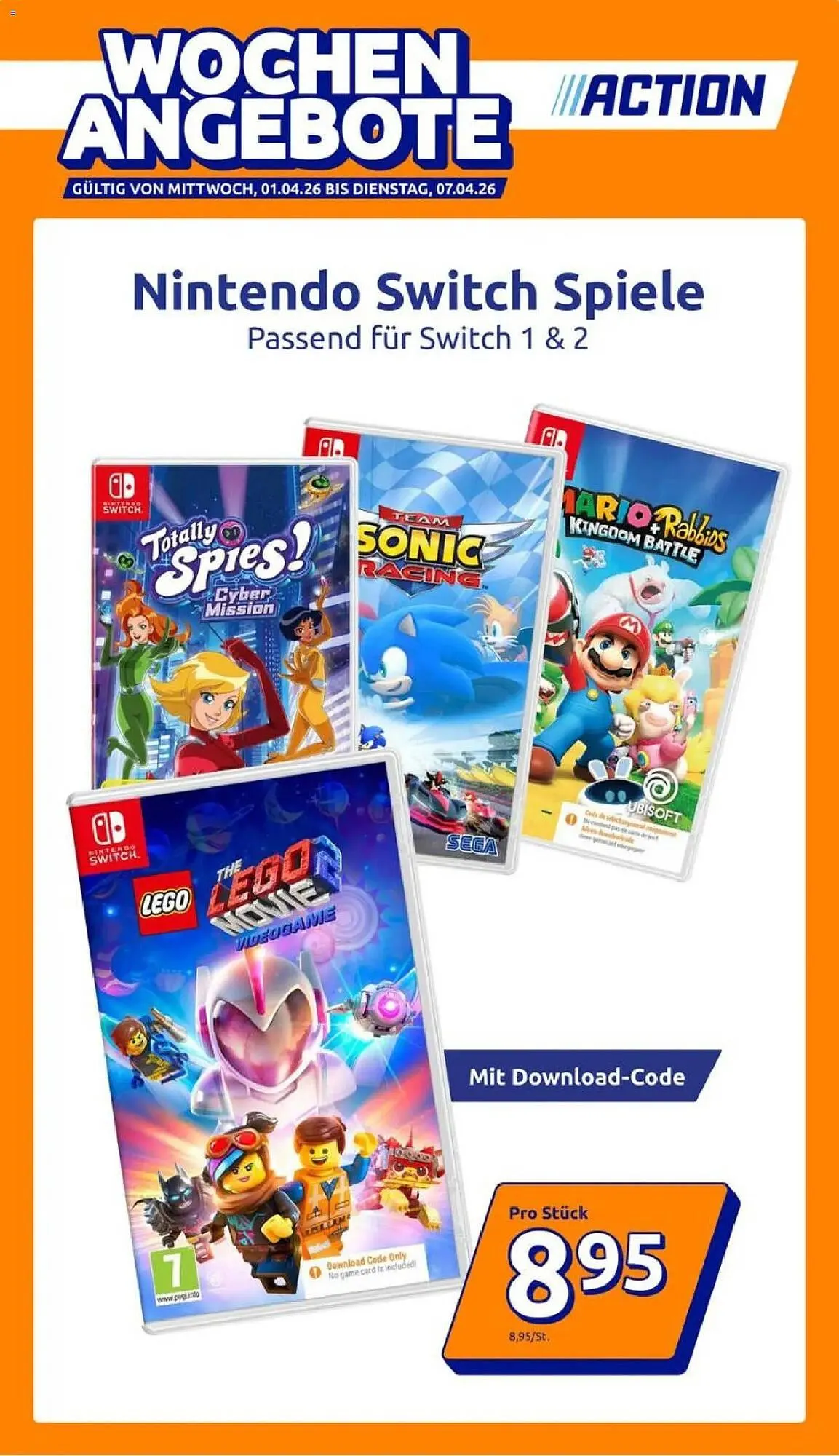 Action Prospekt von 1. April bis 7. April 2026 - Prospekt seite 1