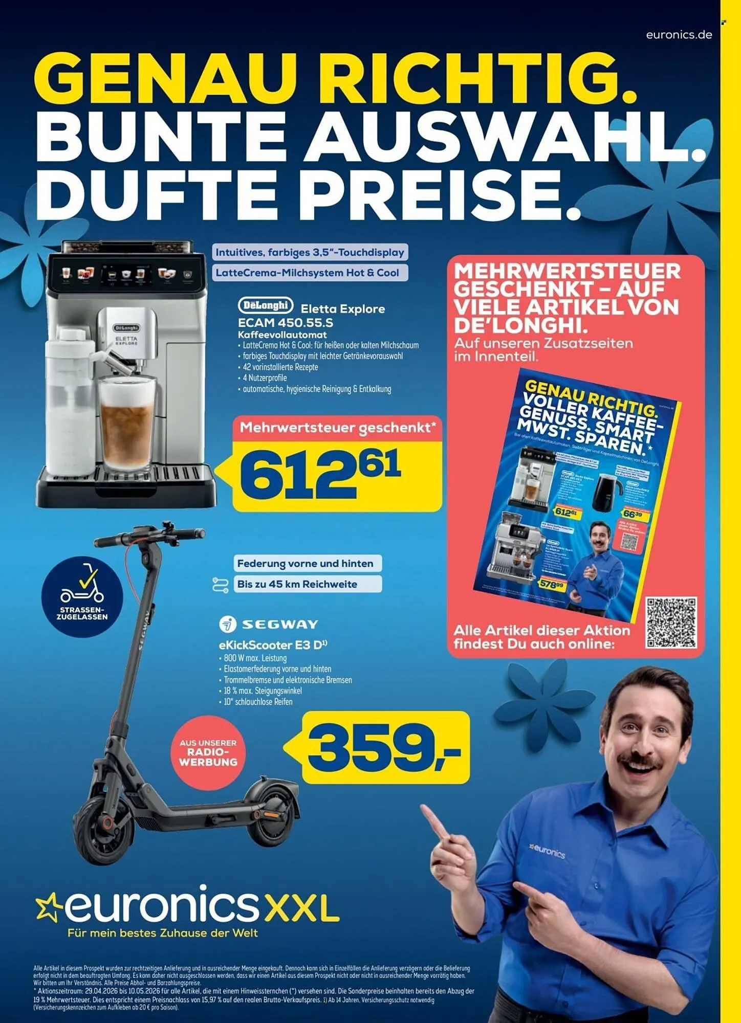 Euronics XXL Prospekt von 29. April bis 10. Mai 2026 - Prospekt seite 1