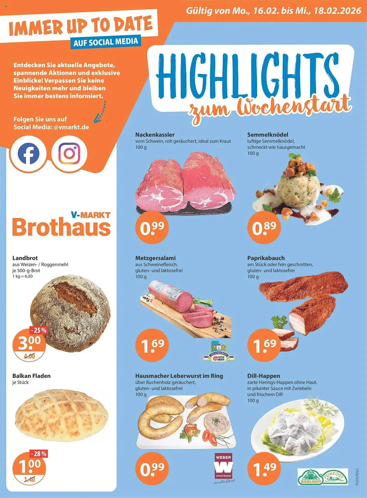 V Markt Prospekt von 12. Februar bis 18. Februar 2026 - Prospekt seite 23