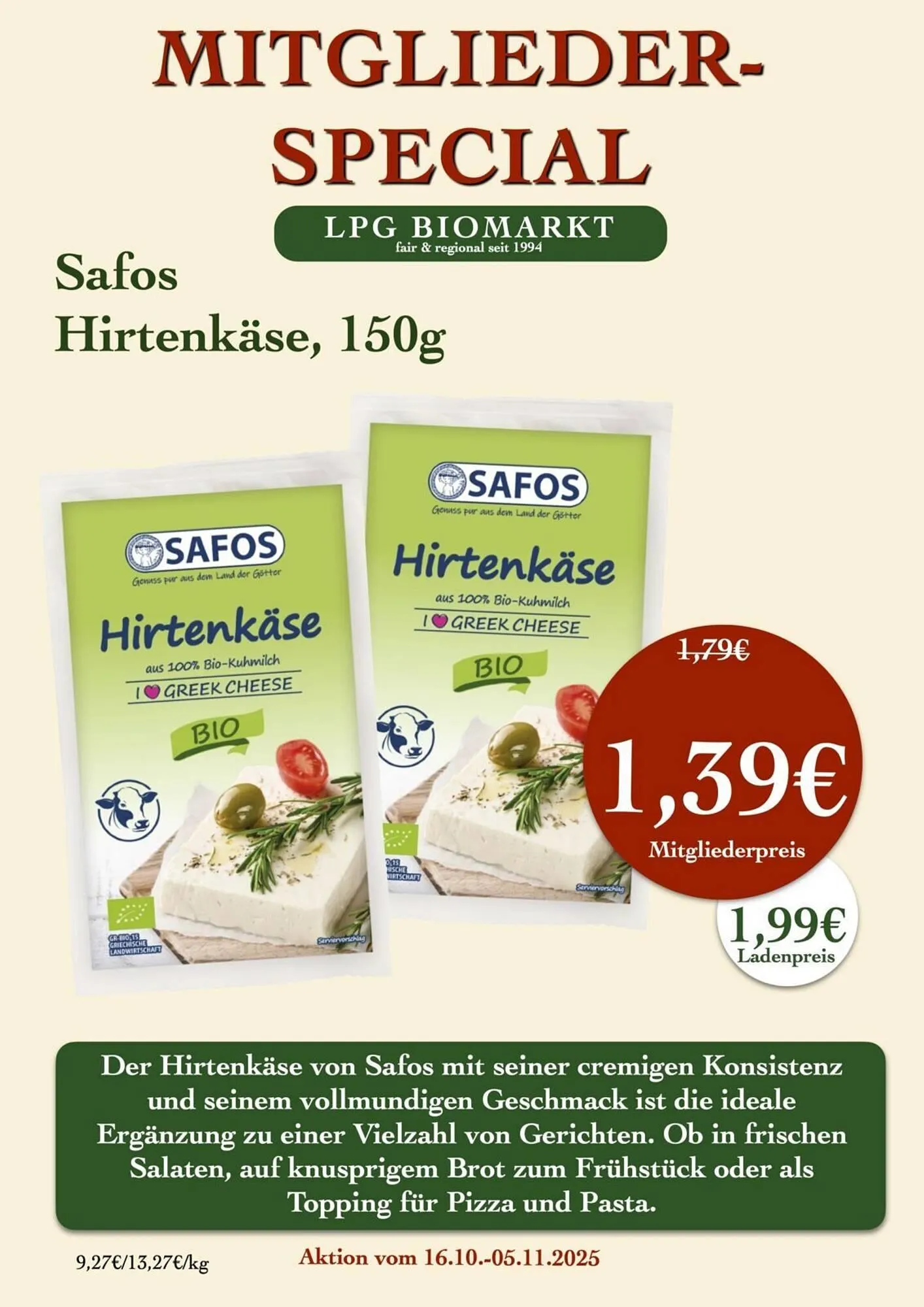 LPG Biomarkt Prospekt von 16. Oktober bis 22. Oktober 2025 - Prospekt seite 6