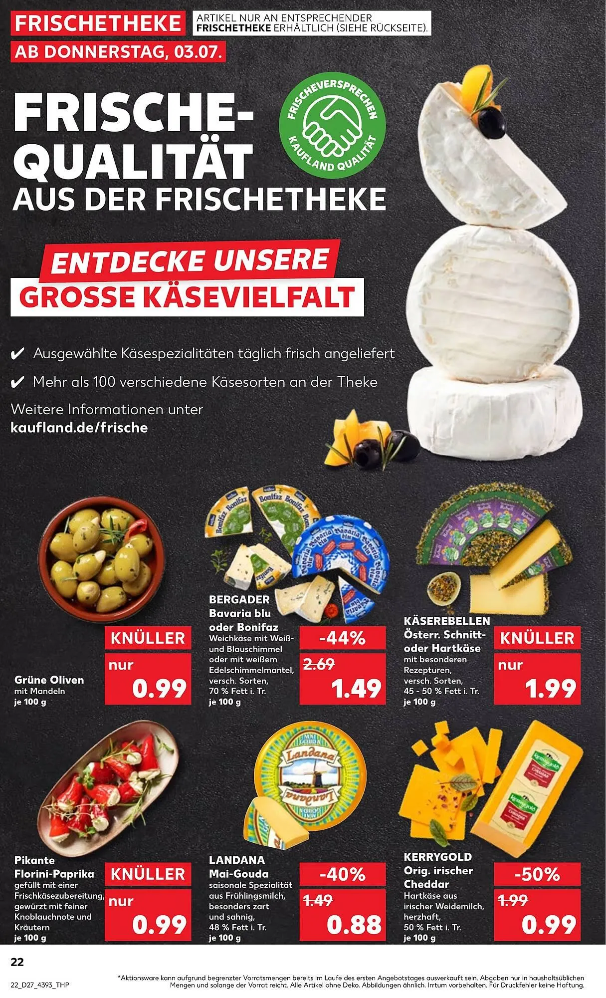 Kaufland Prospekt von 3. Juli bis 9. Juli 2025 - Prospekt seite 22