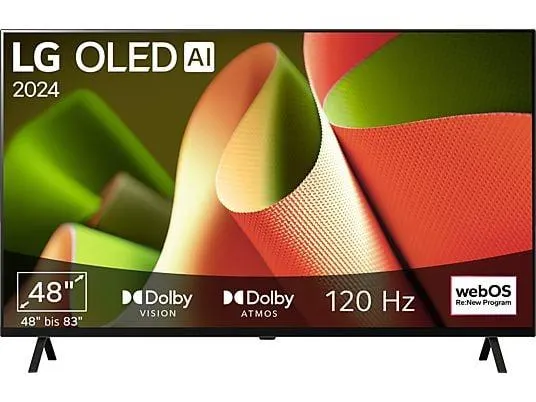 LG OLED48B49LA OLED TV (Flat, 48 Zoll / 121 cm, OLED 4K, SMART TV)