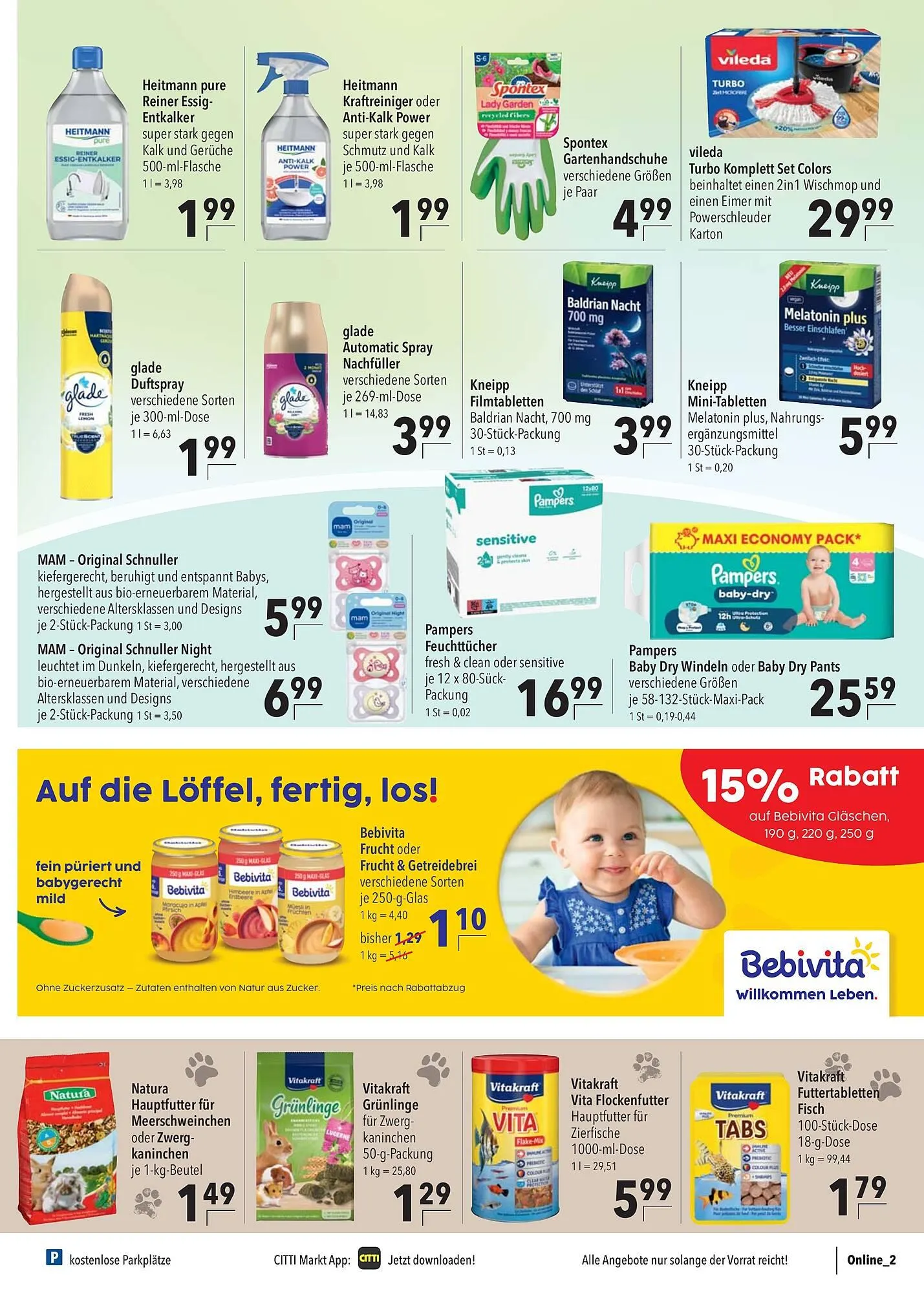 CITTI Markt Prospekt von 8. April bis 14. April 2026 - Prospekt seite 15