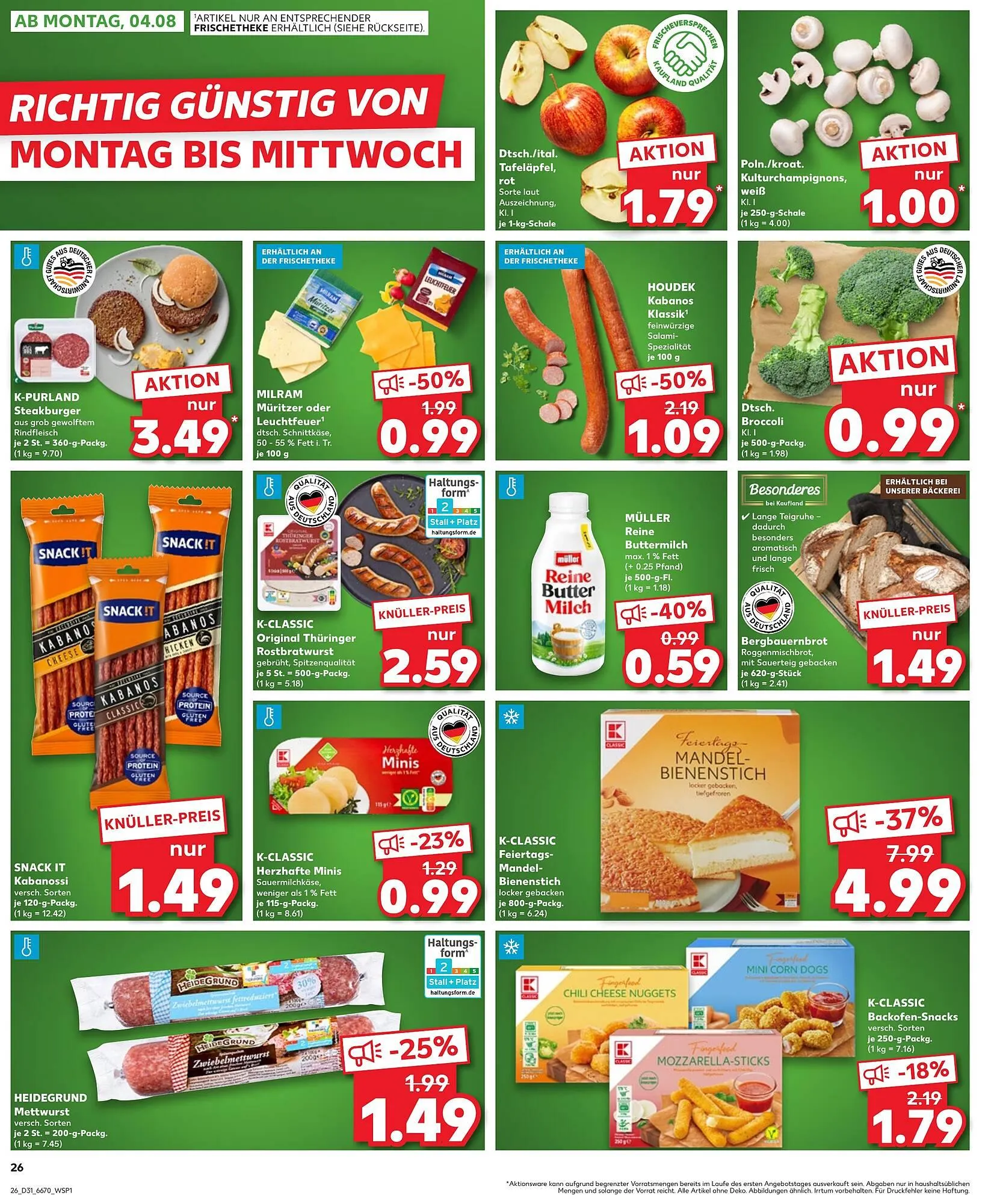 Kaufland Prospekt von 31. Juli bis 6. August 2025 - Prospekt seite 26