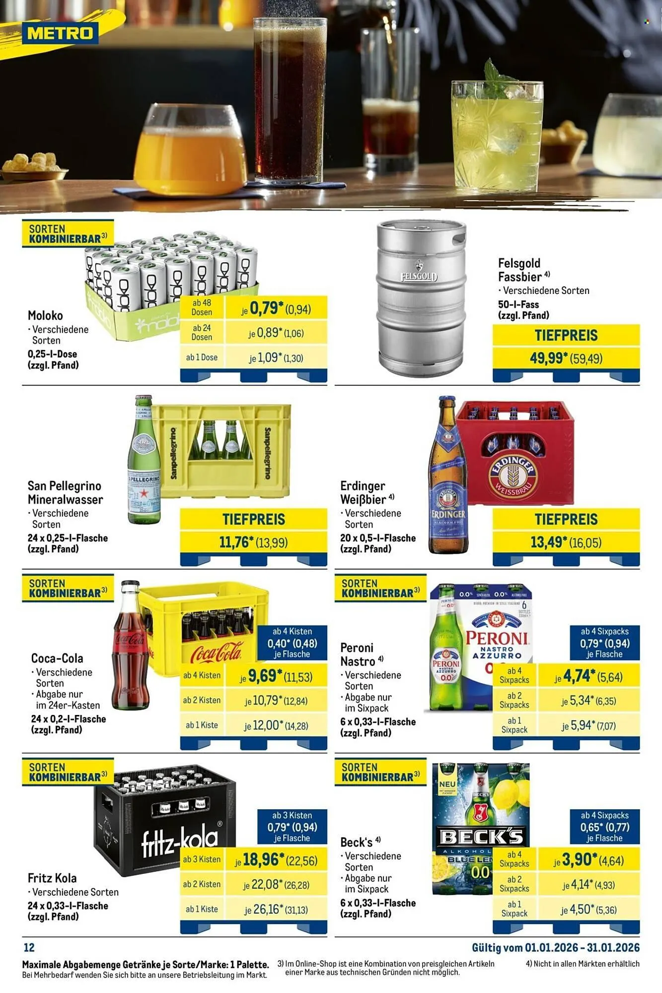METRO Prospekt von 1. Januar bis 31. Januar 2026 - Prospekt seite 12