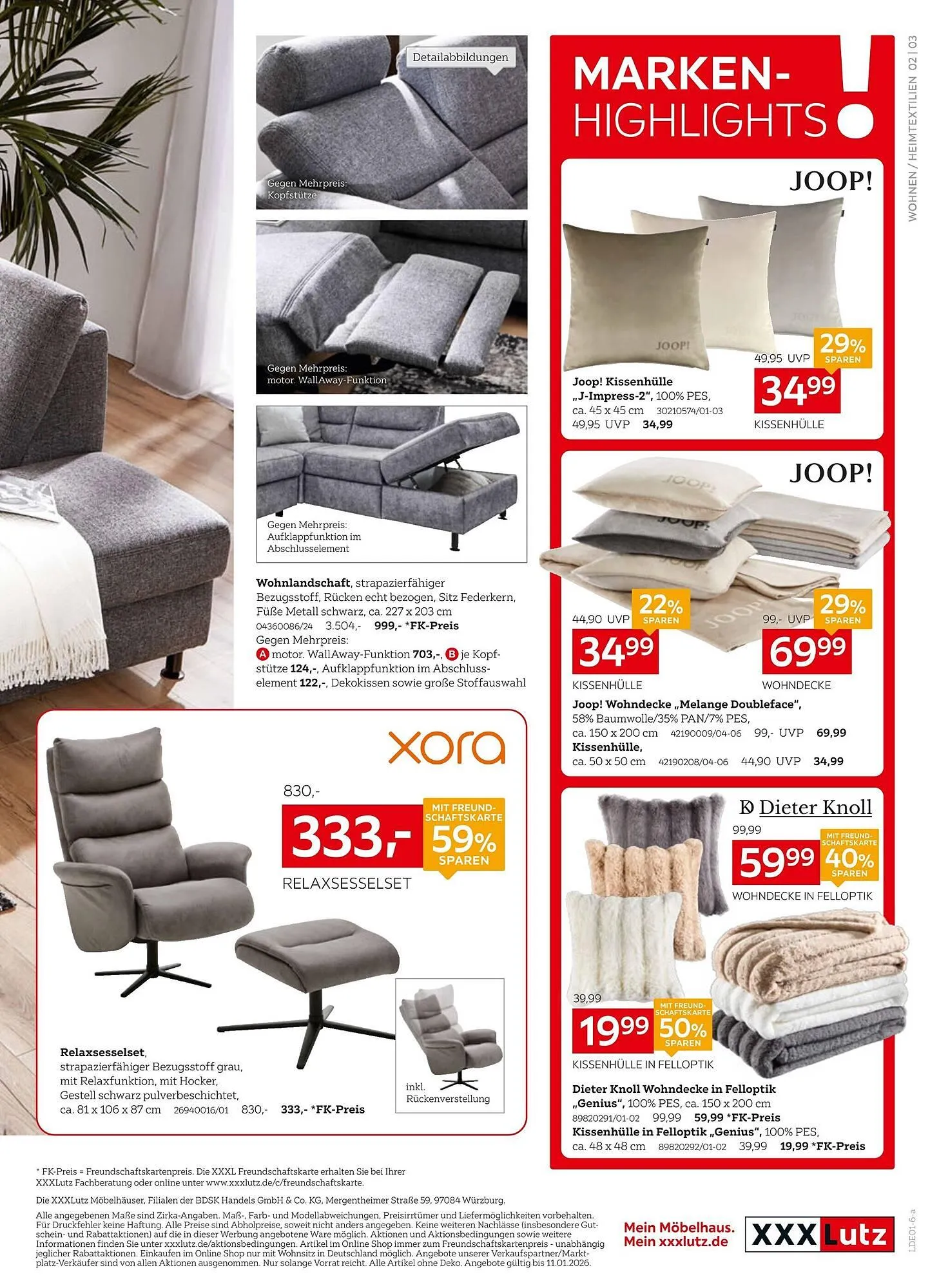 XXXLutz Prospekt von 27. Dezember bis 11. Januar 2026 - Prospekt seite 3