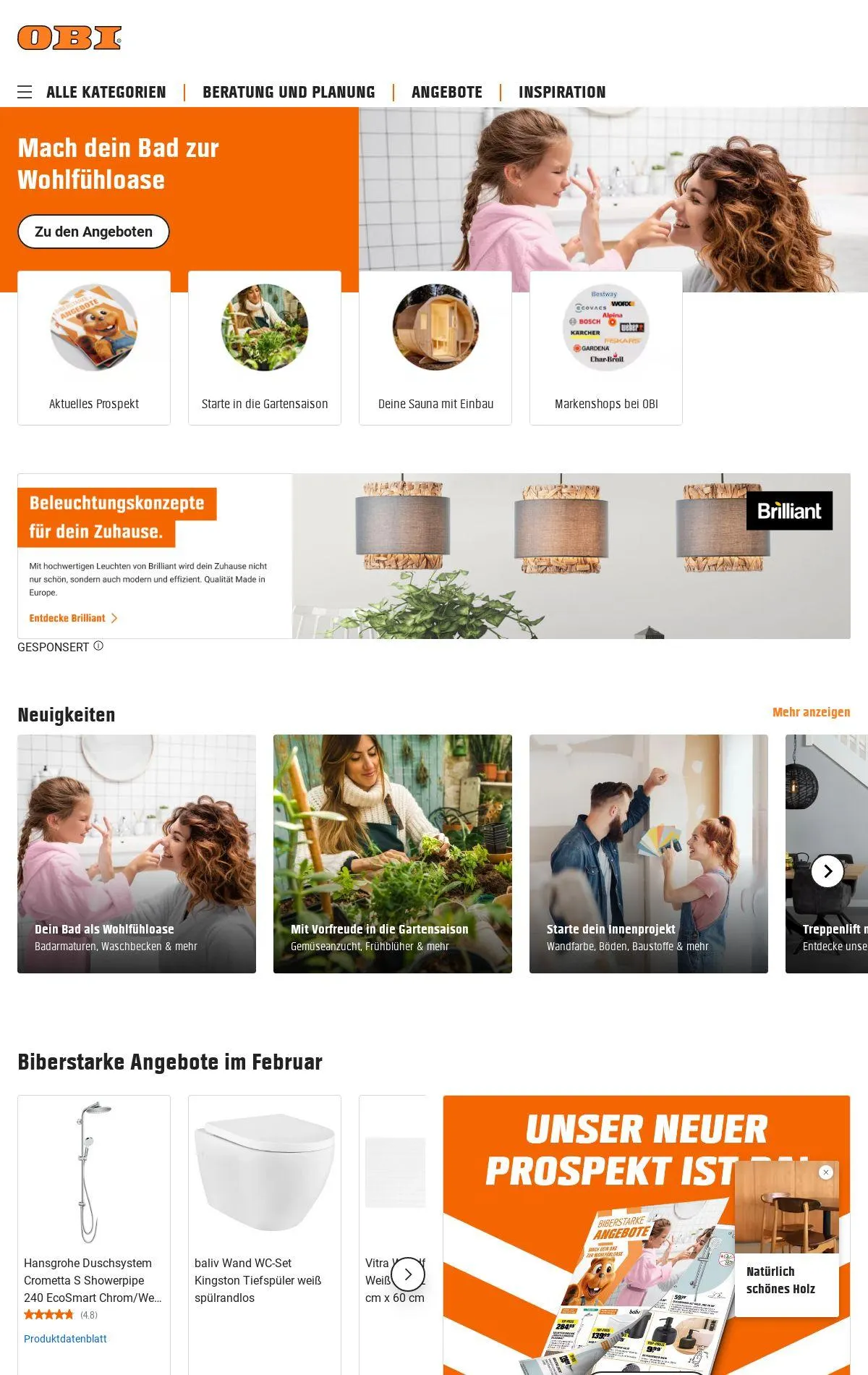OBI Aktueller Prospekt - 1