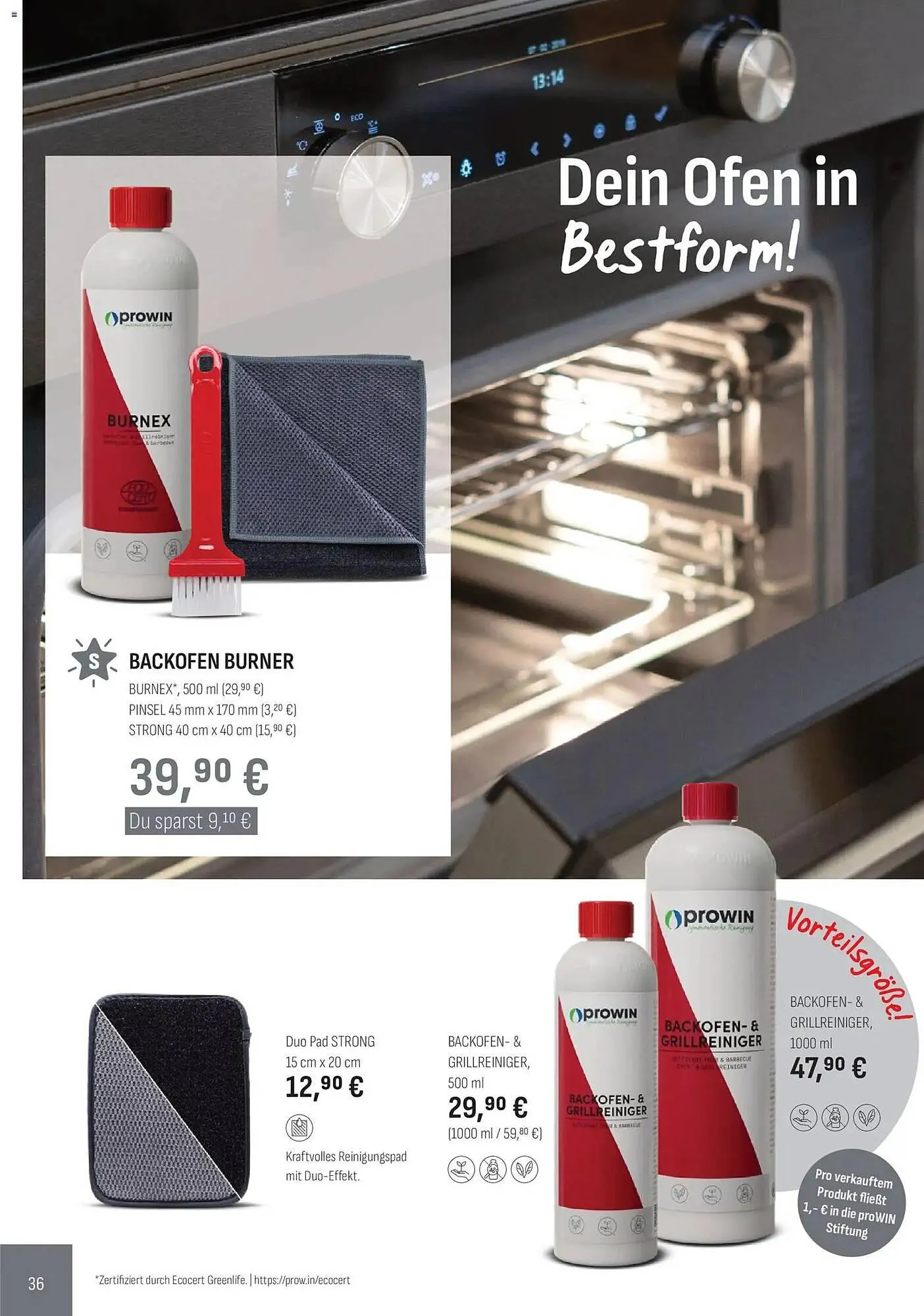 Prowin Katalog von 1. Januar bis 30. Juni 2026 - Prospekt seite 36