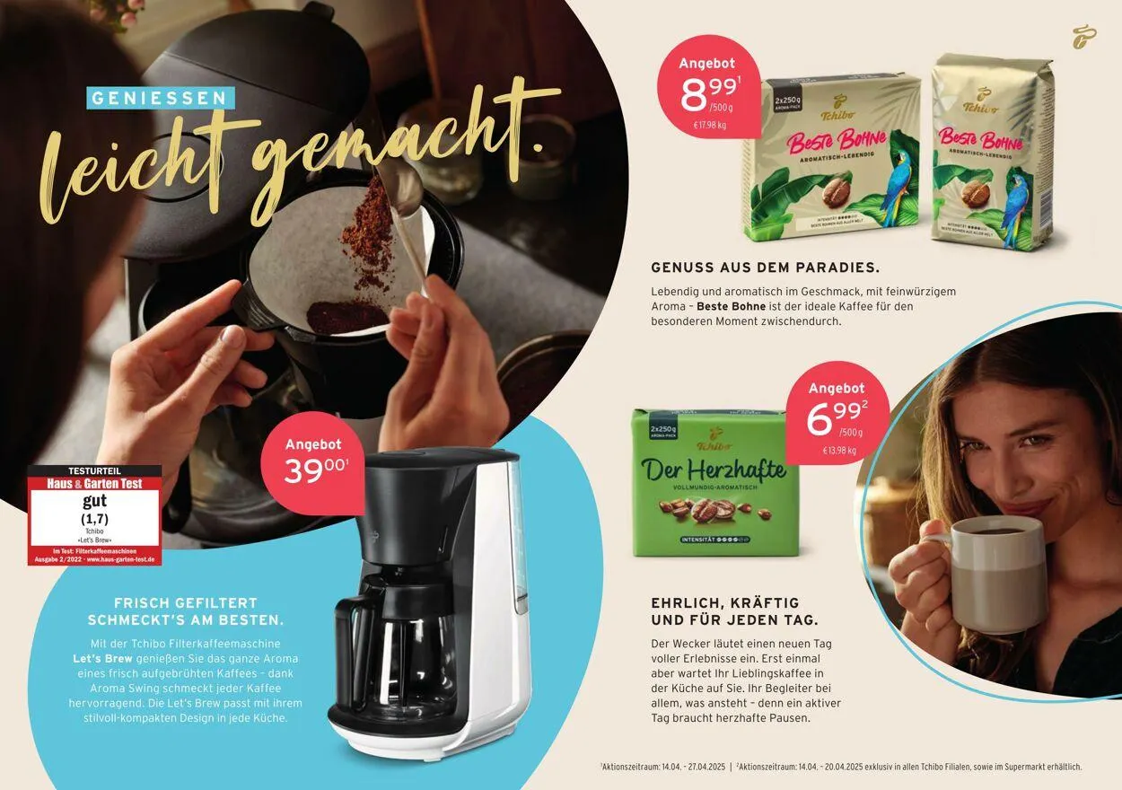 Tchibo Aktueller Prospekt von 8. April bis 22. April 2025 - Prospekt seite 16