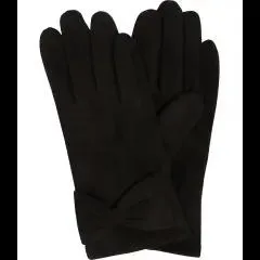 Velours-Handschuhe Janina, mit Schleife