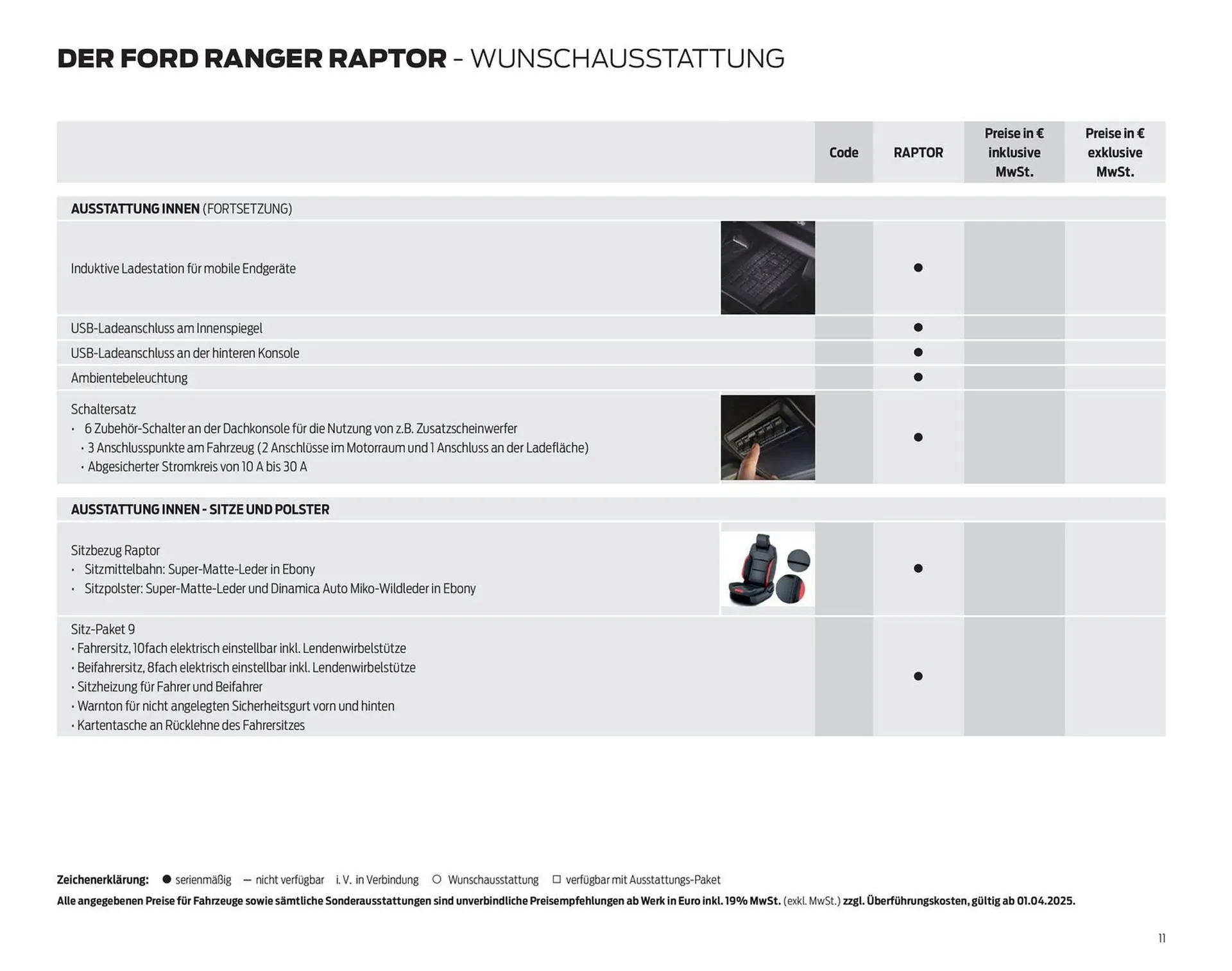 Ford Prospekt von 25. März bis 8. April 2026 - Prospekt seite 11